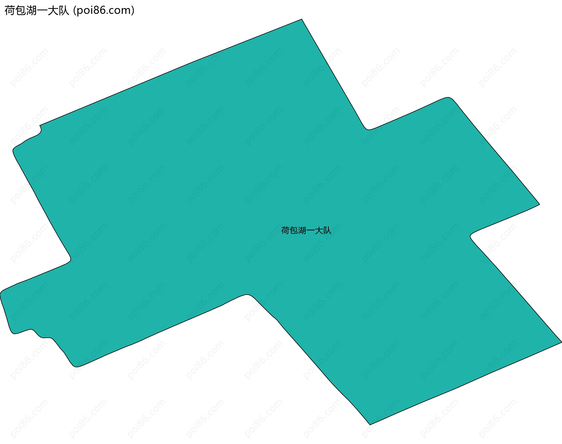 荷包湖一大队边界地图