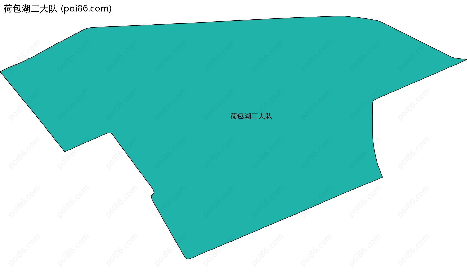 荷包湖二大队边界地图
