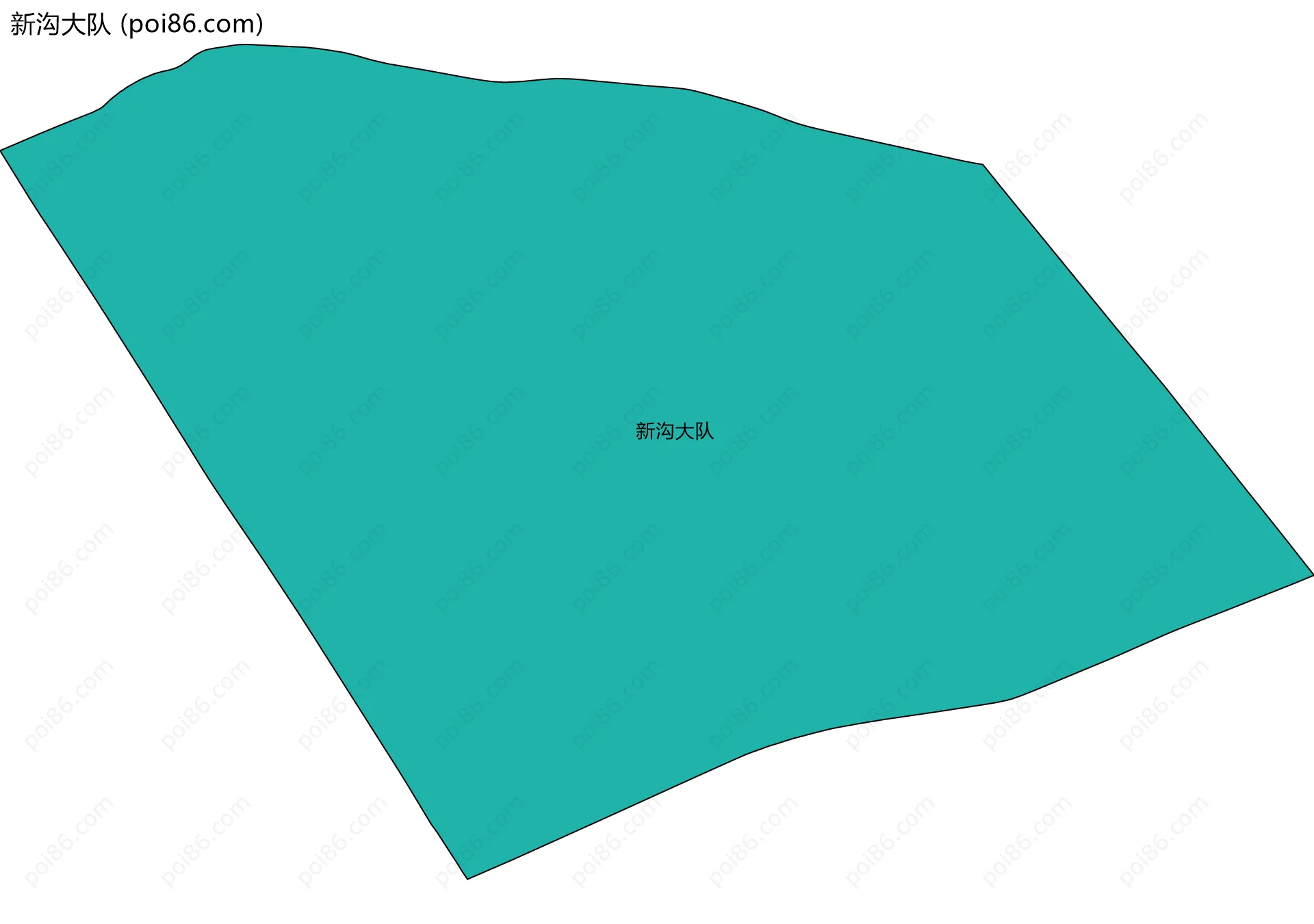 新沟大队边界地图
