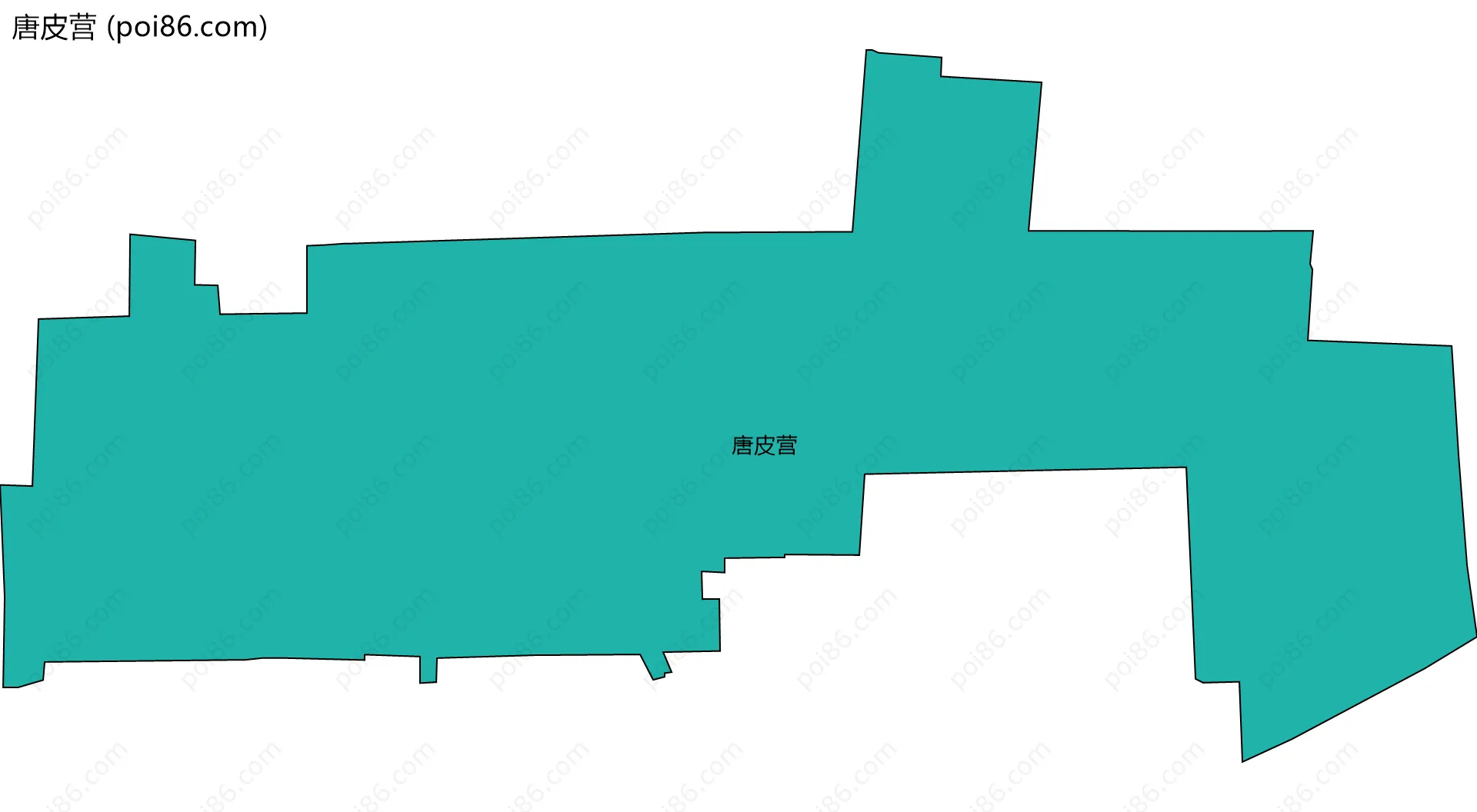 唐皮营边界地图