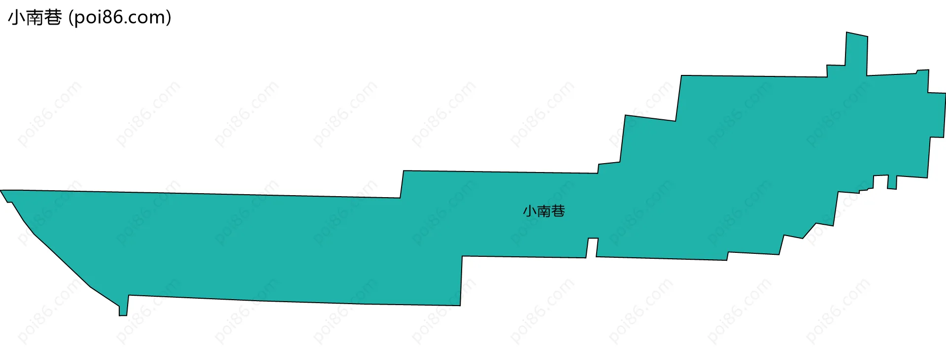小南巷边界地图