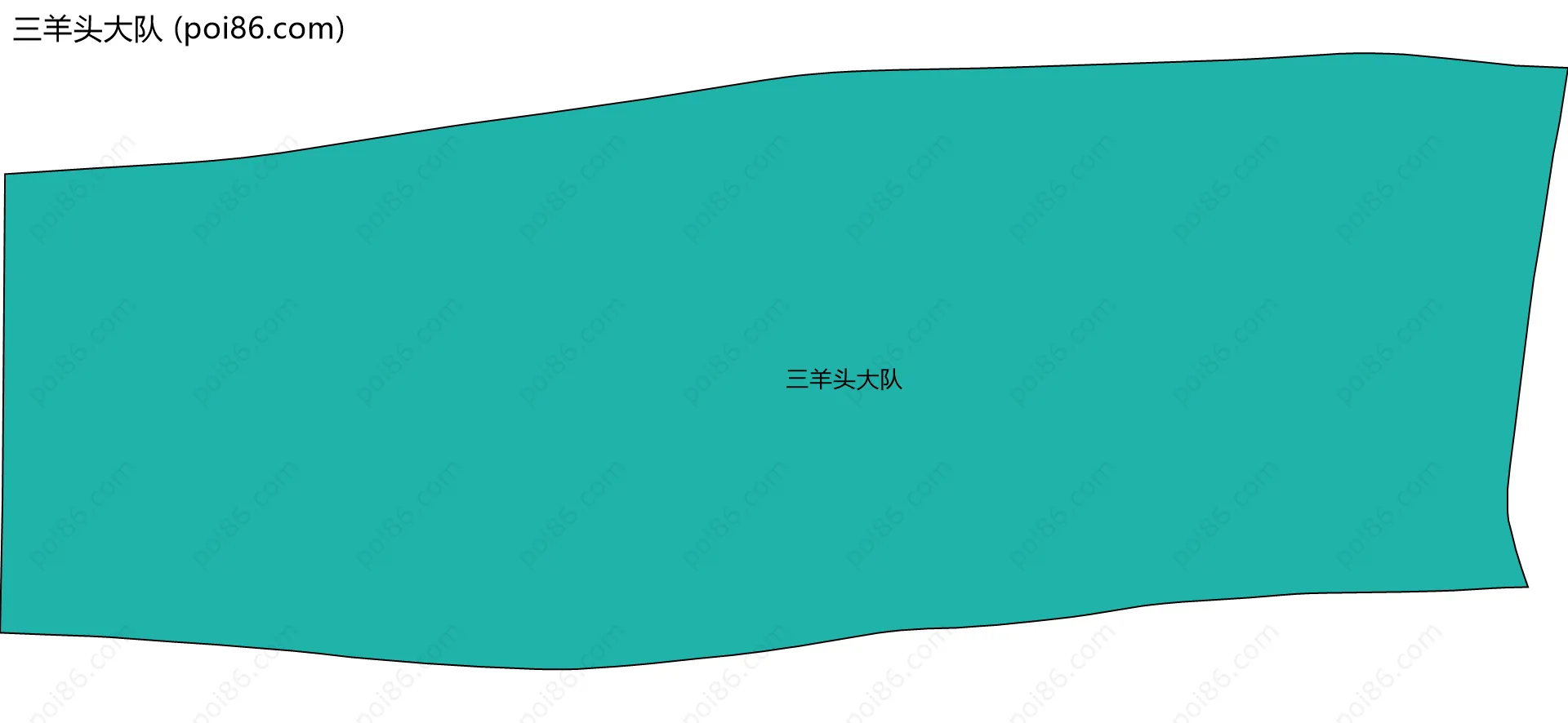 三羊头大队边界地图