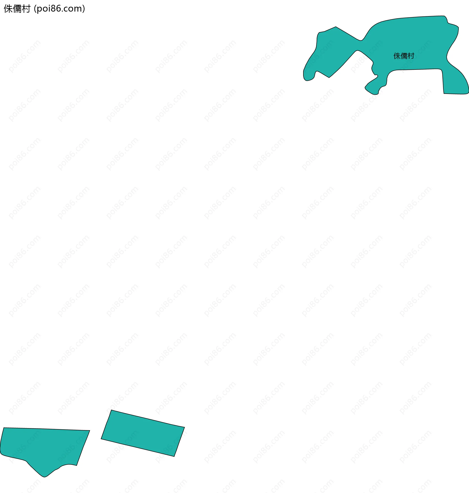 侏儒村边界地图