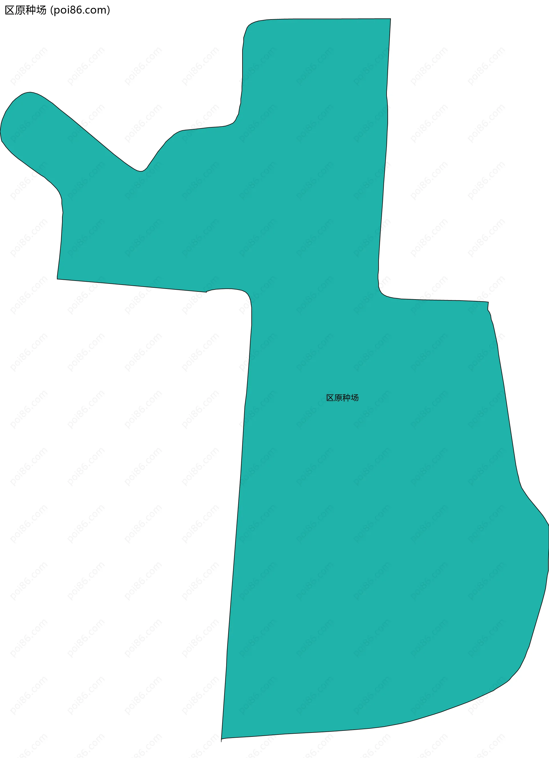 区原种场边界地图