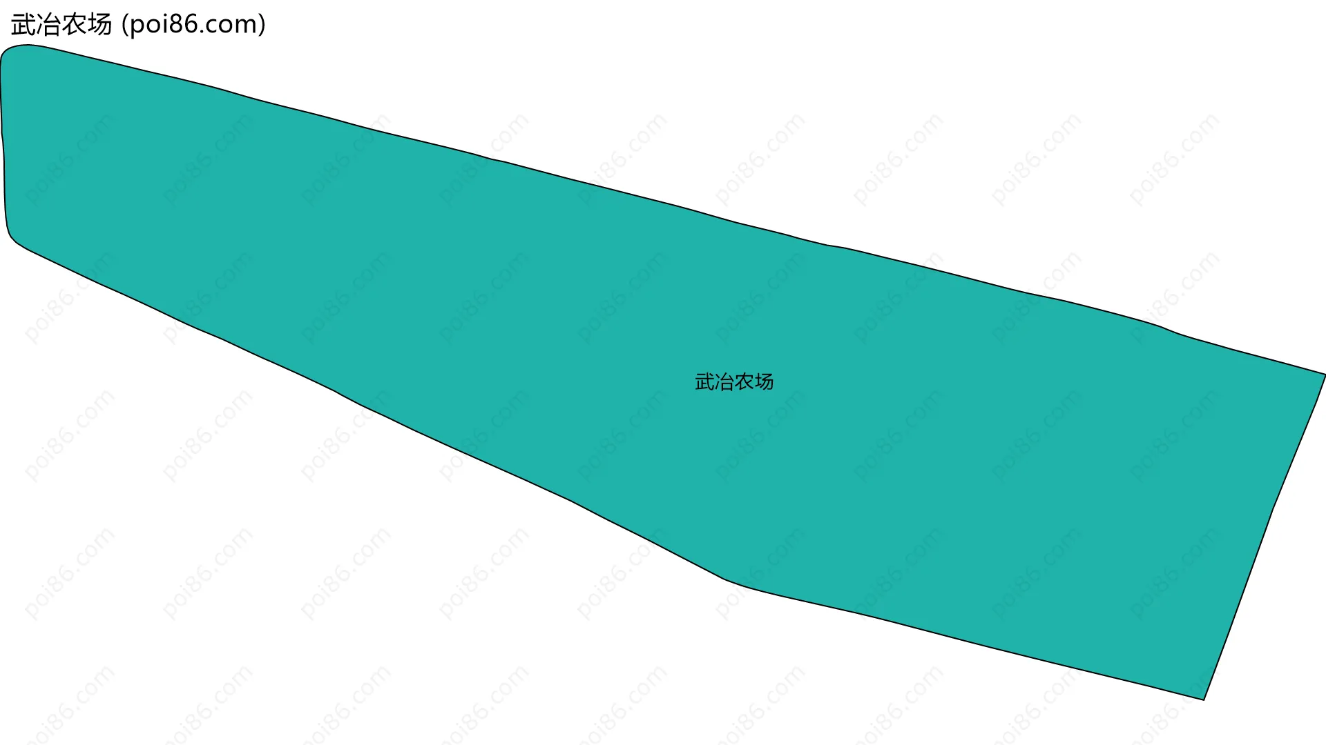 武冶农场边界地图