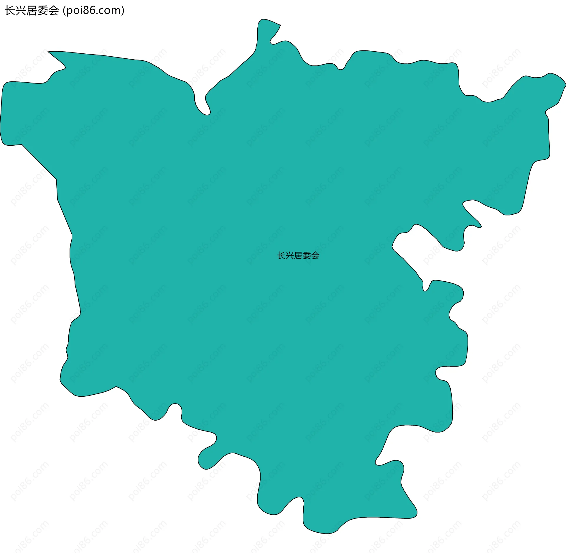 长兴居委会边界地图