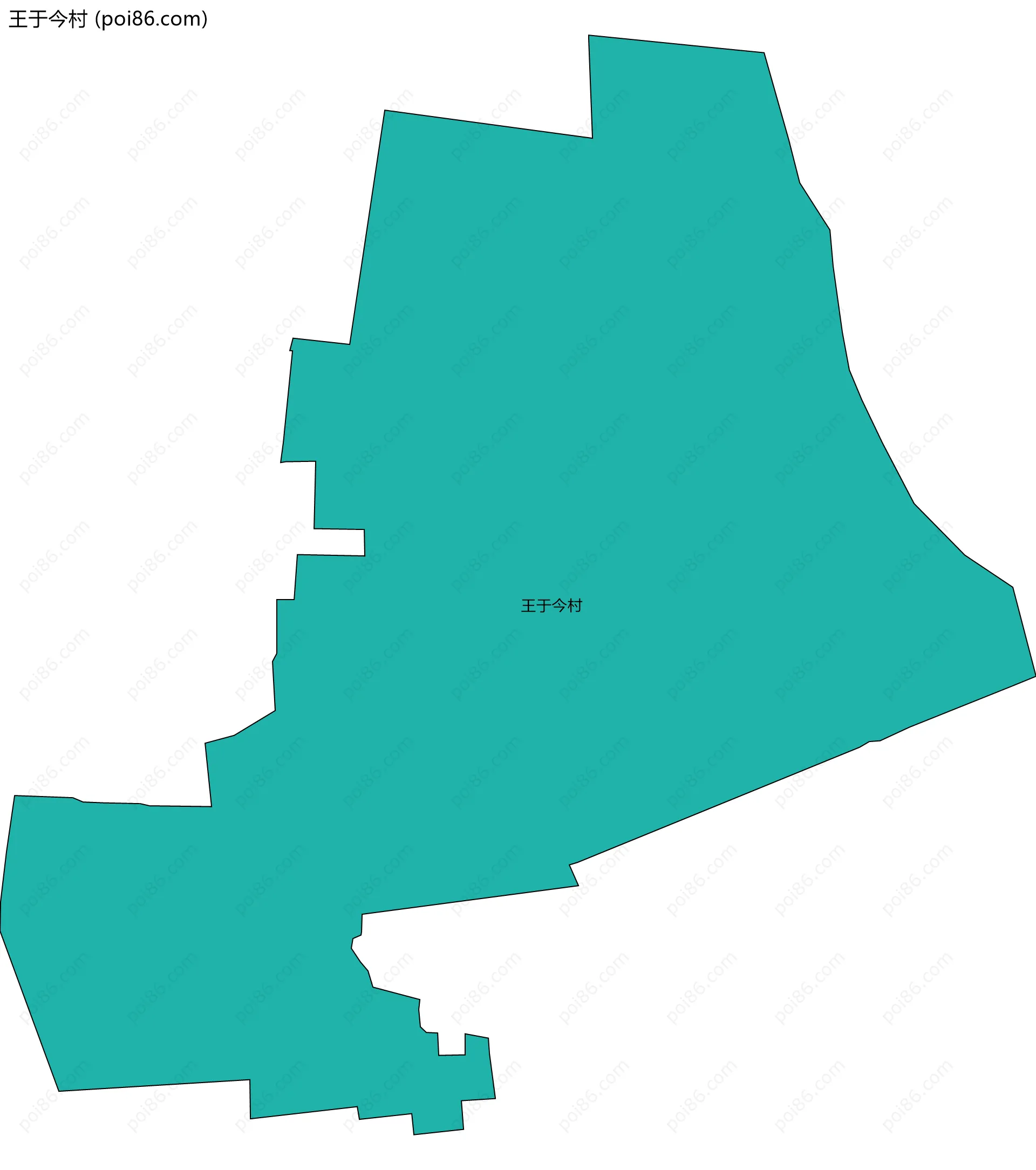 王于今村边界地图