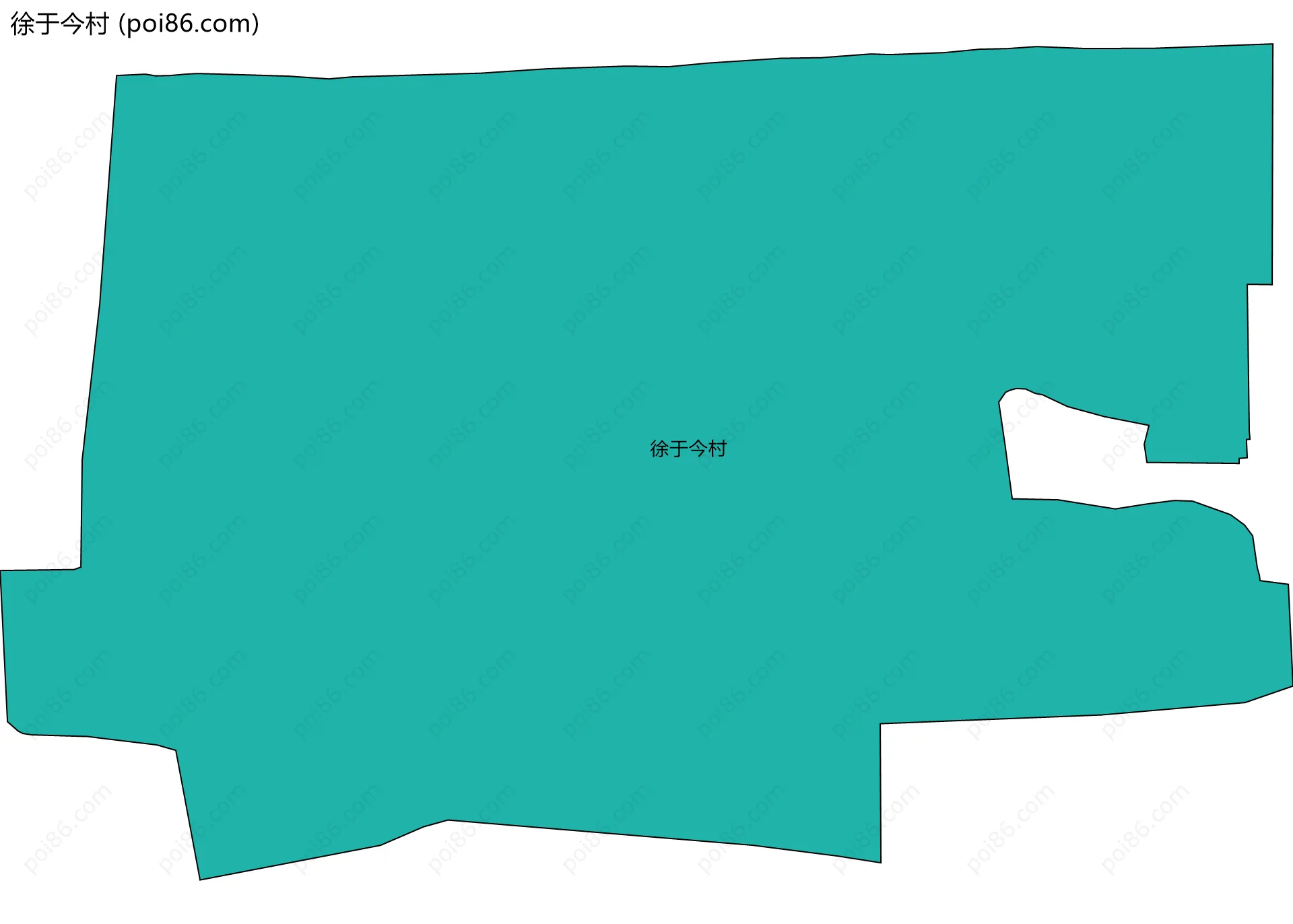 徐于今村边界地图