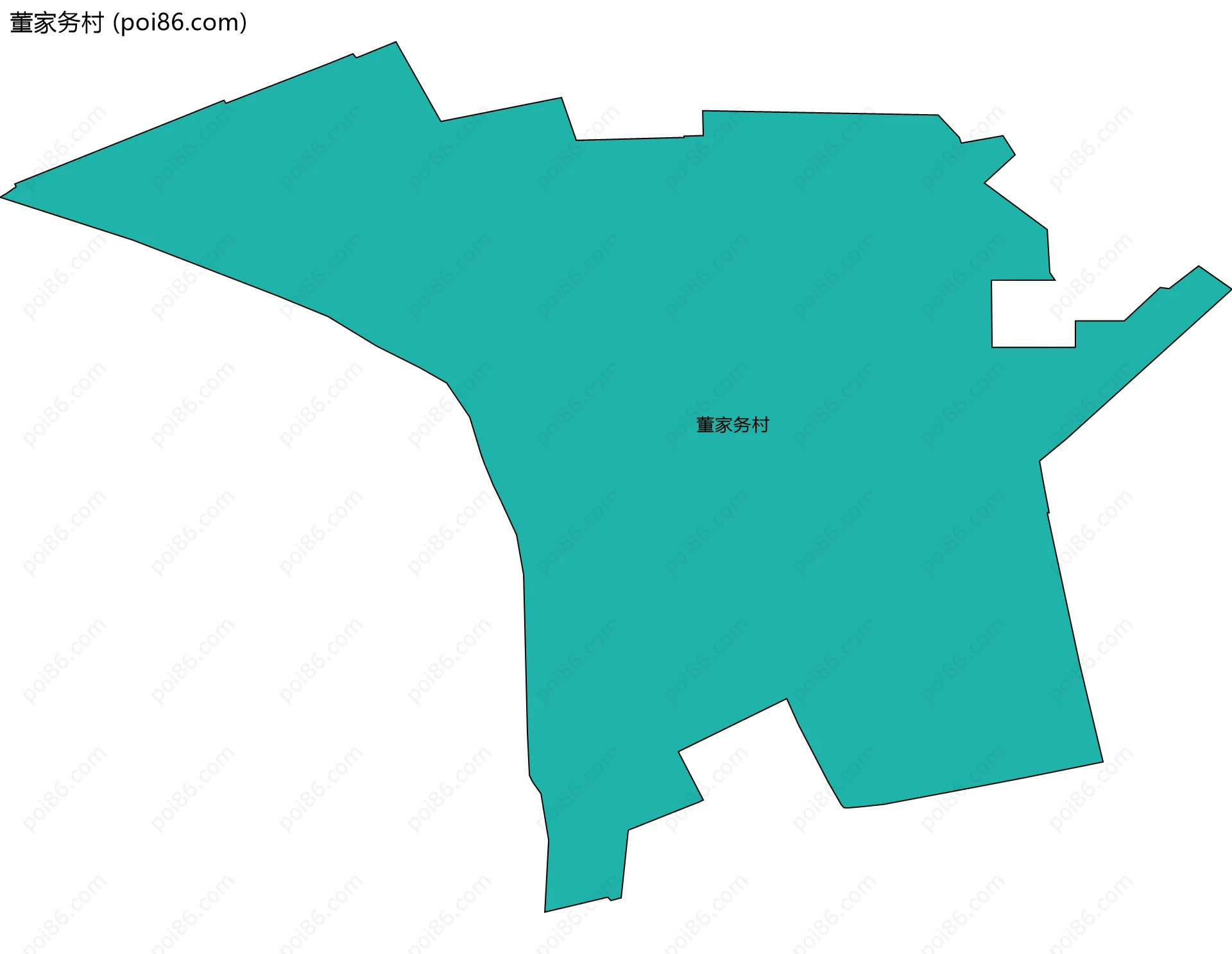 董家务村边界地图