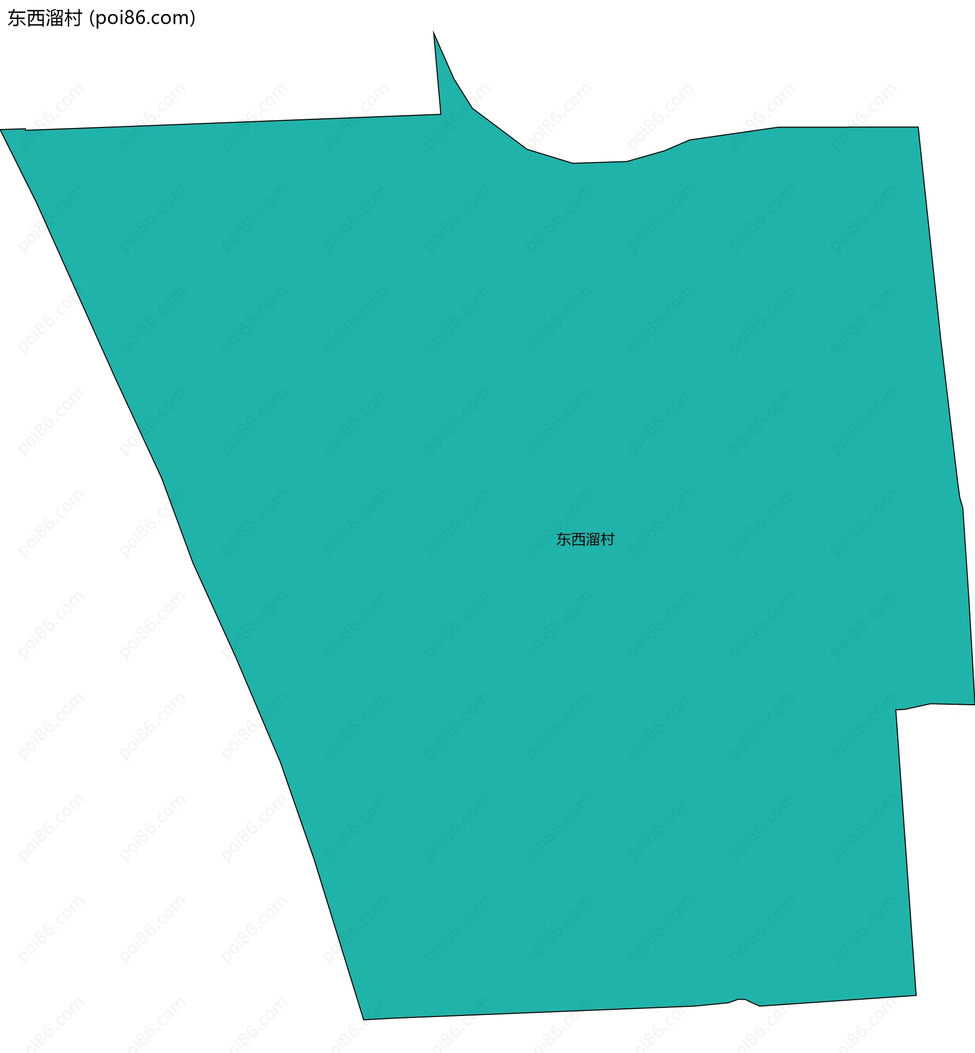 东西溜村边界地图