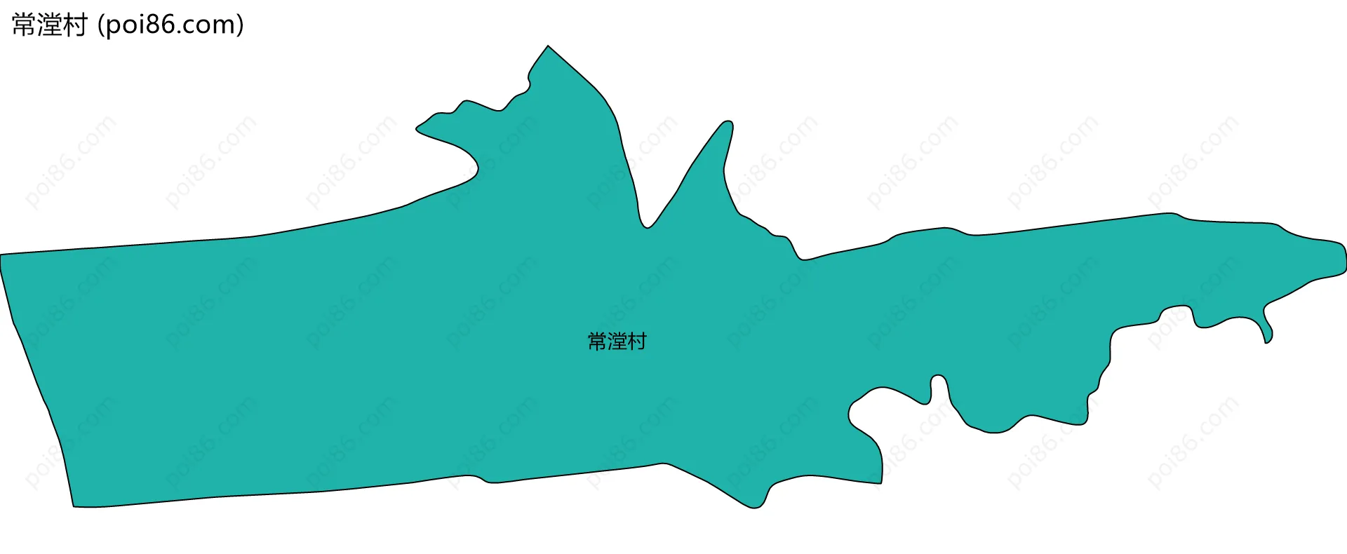 常漟村边界地图