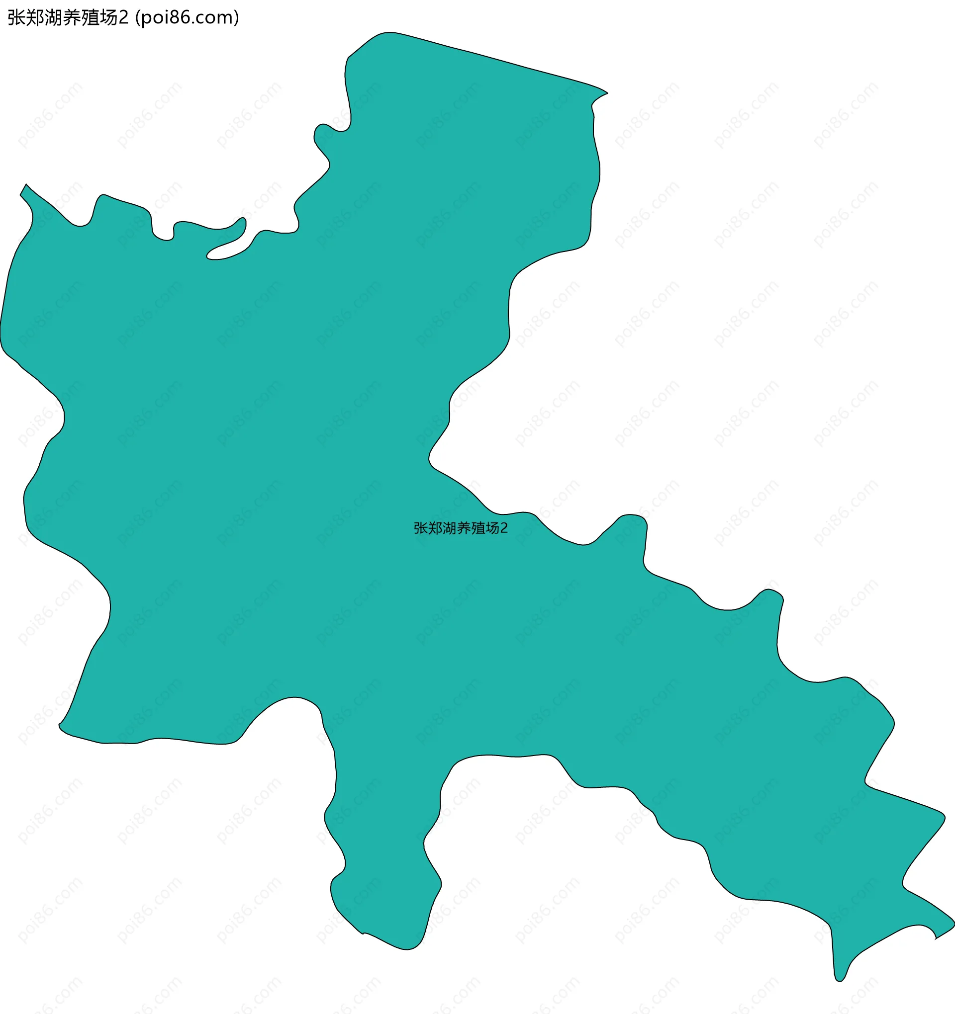 张郑湖养殖场2边界地图