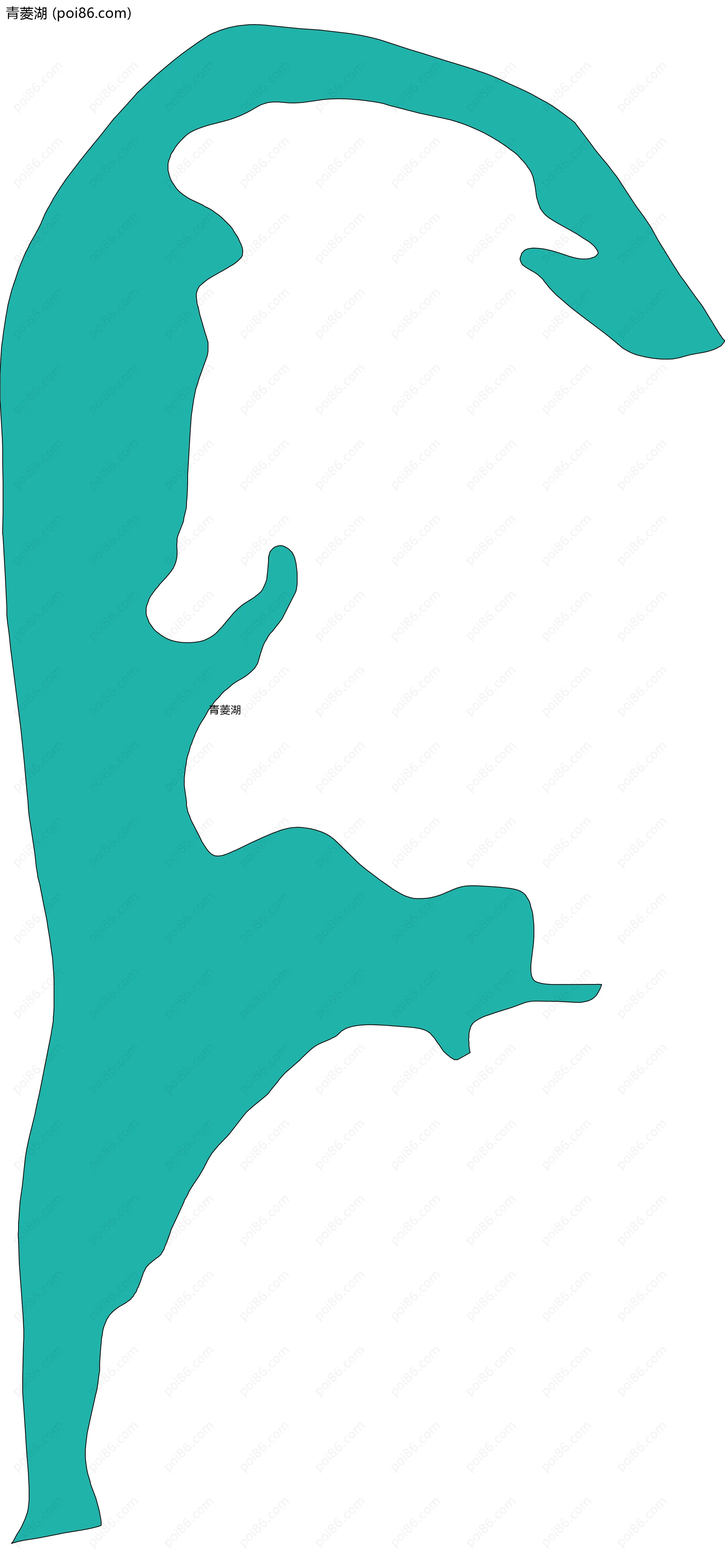 青菱湖边界地图