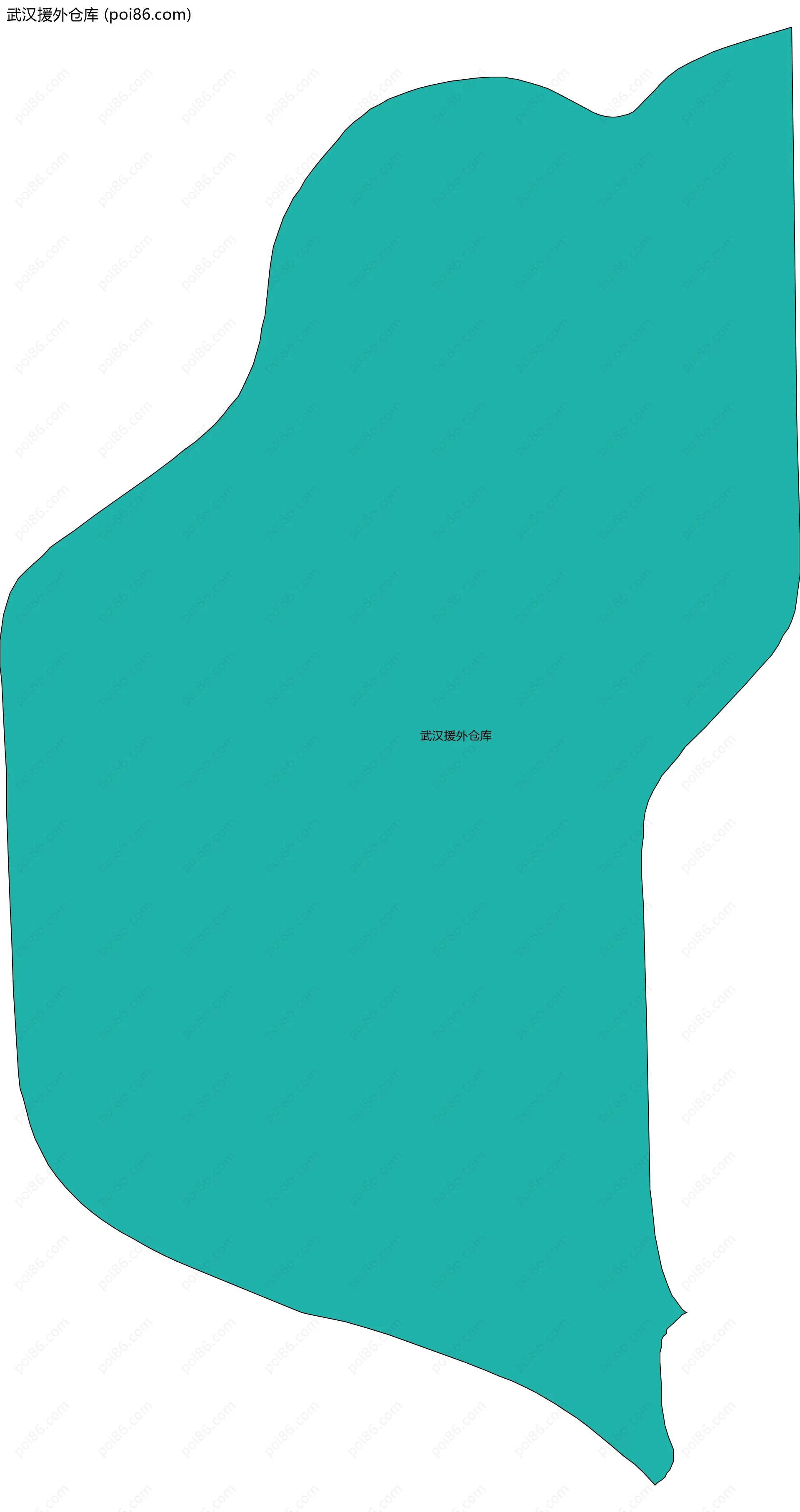 武汉援外仓库边界地图