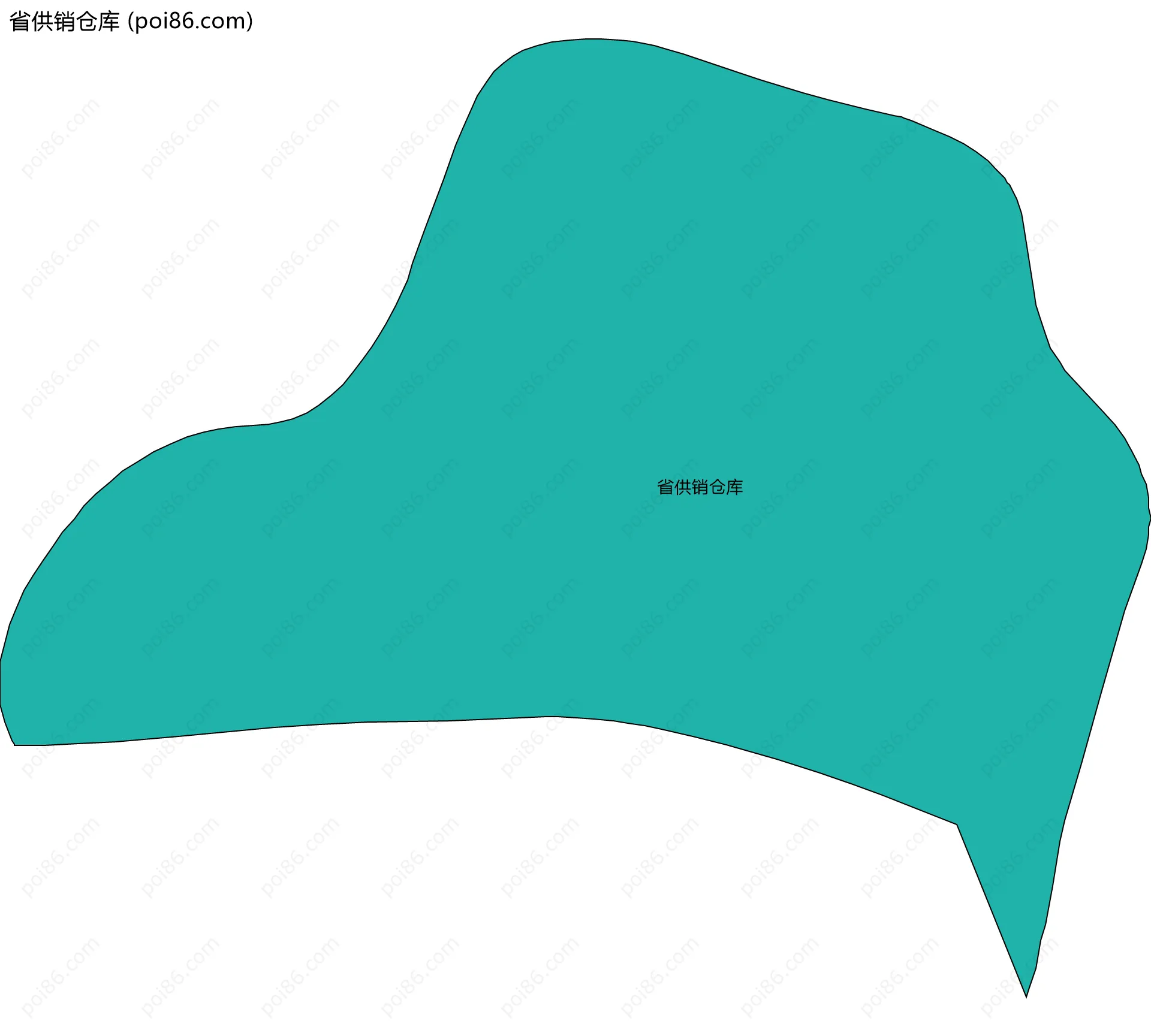 省供销仓库边界地图