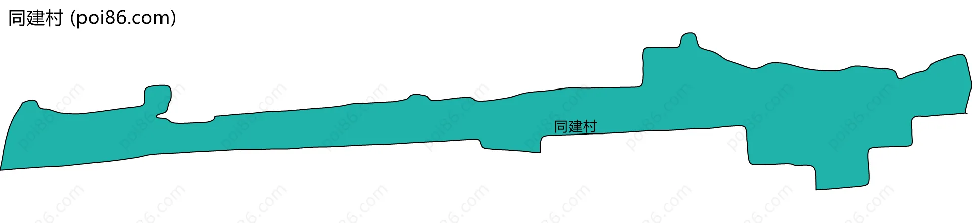 同建村边界地图