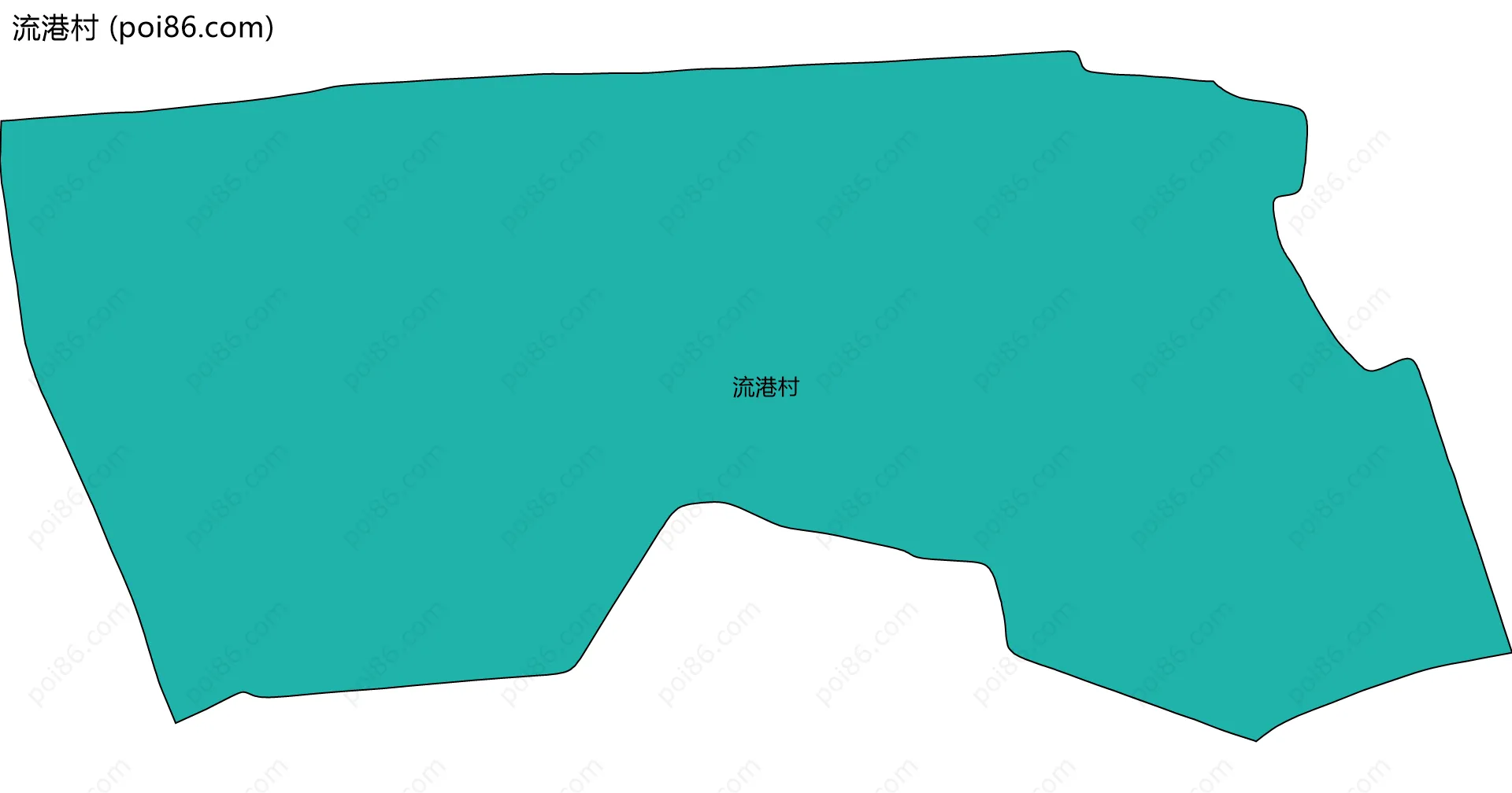 流港村边界地图