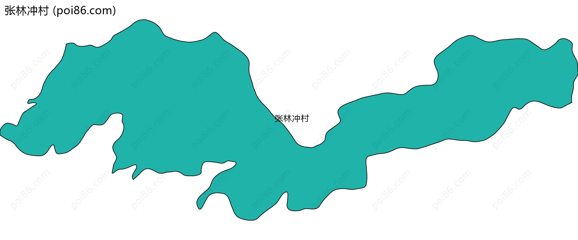 张林冲村边界地图