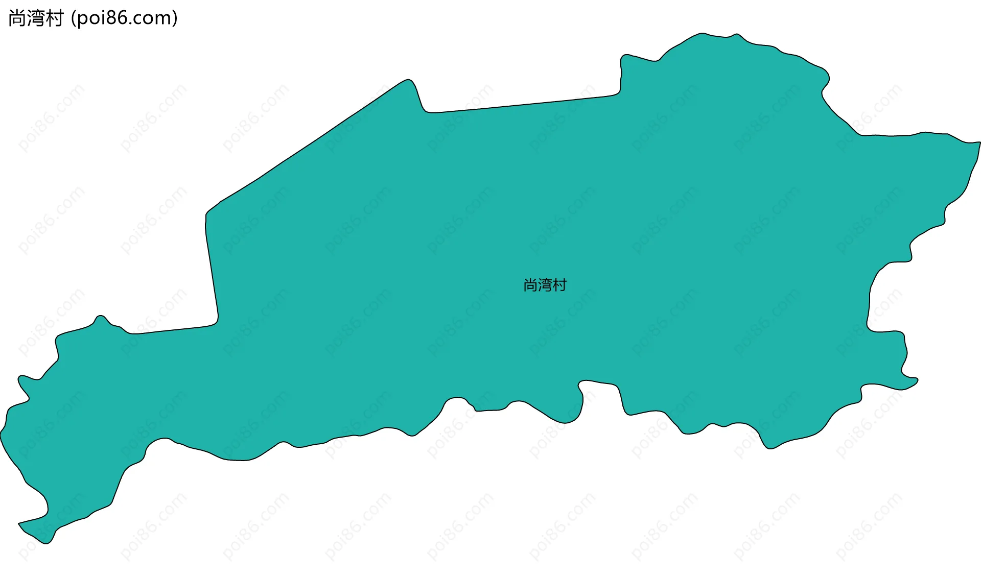 尚湾村边界地图