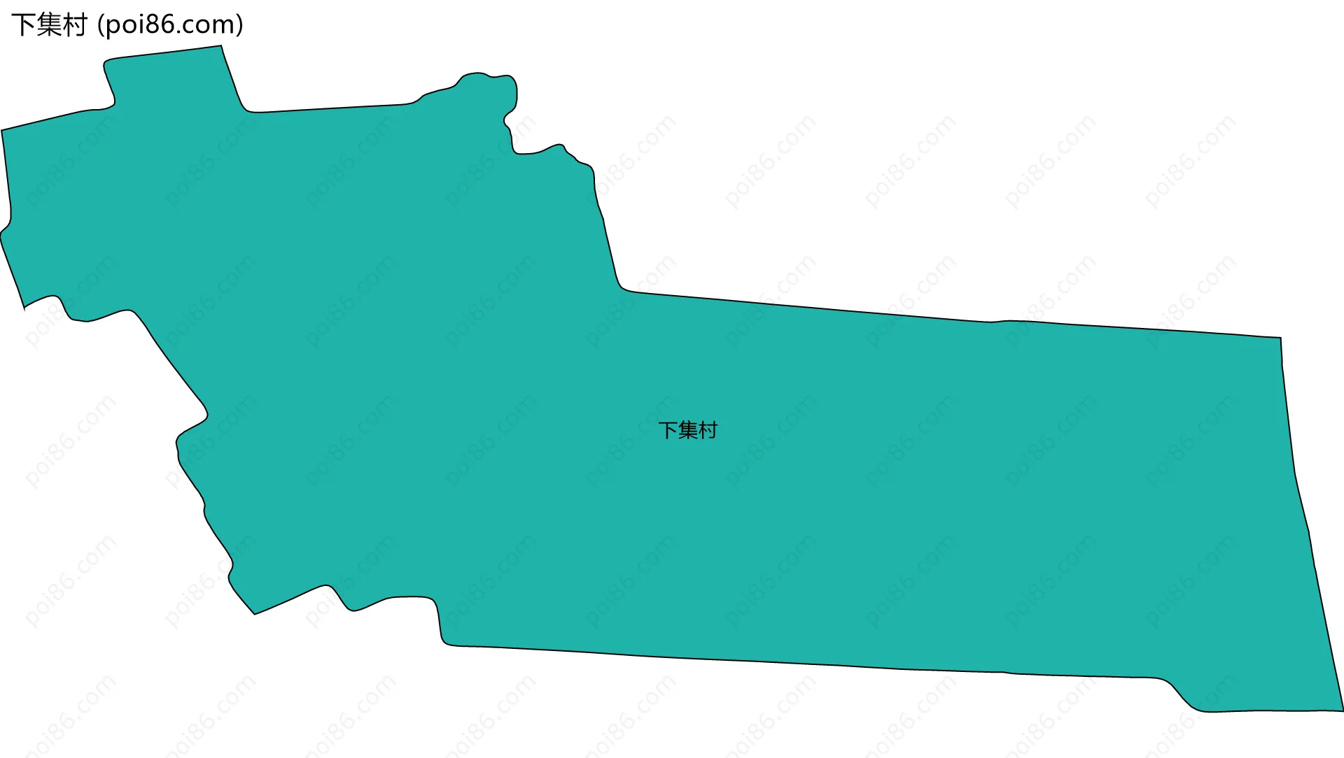 下集村边界地图