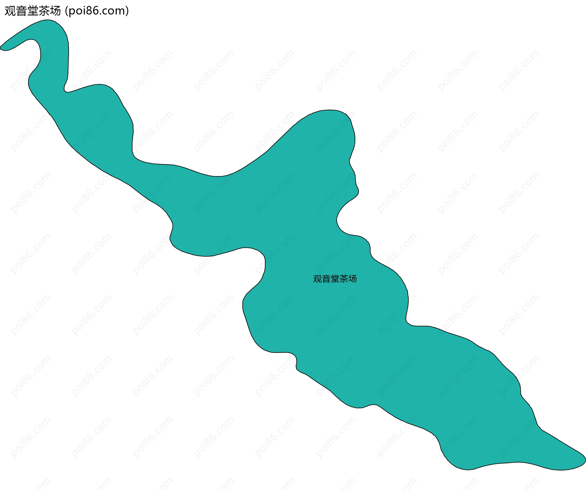 观音堂茶场边界地图