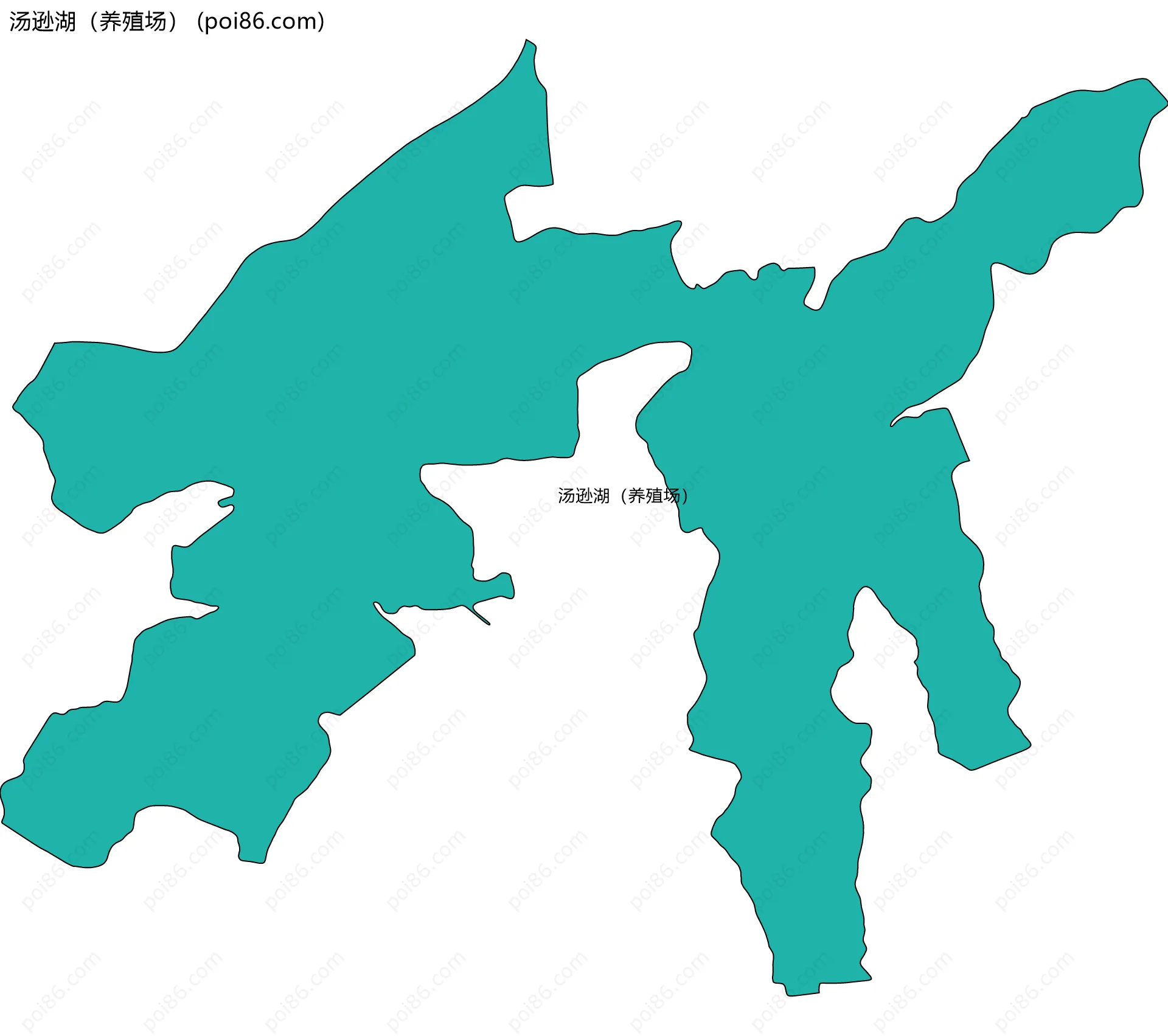 汤逊湖（养殖场）边界地图