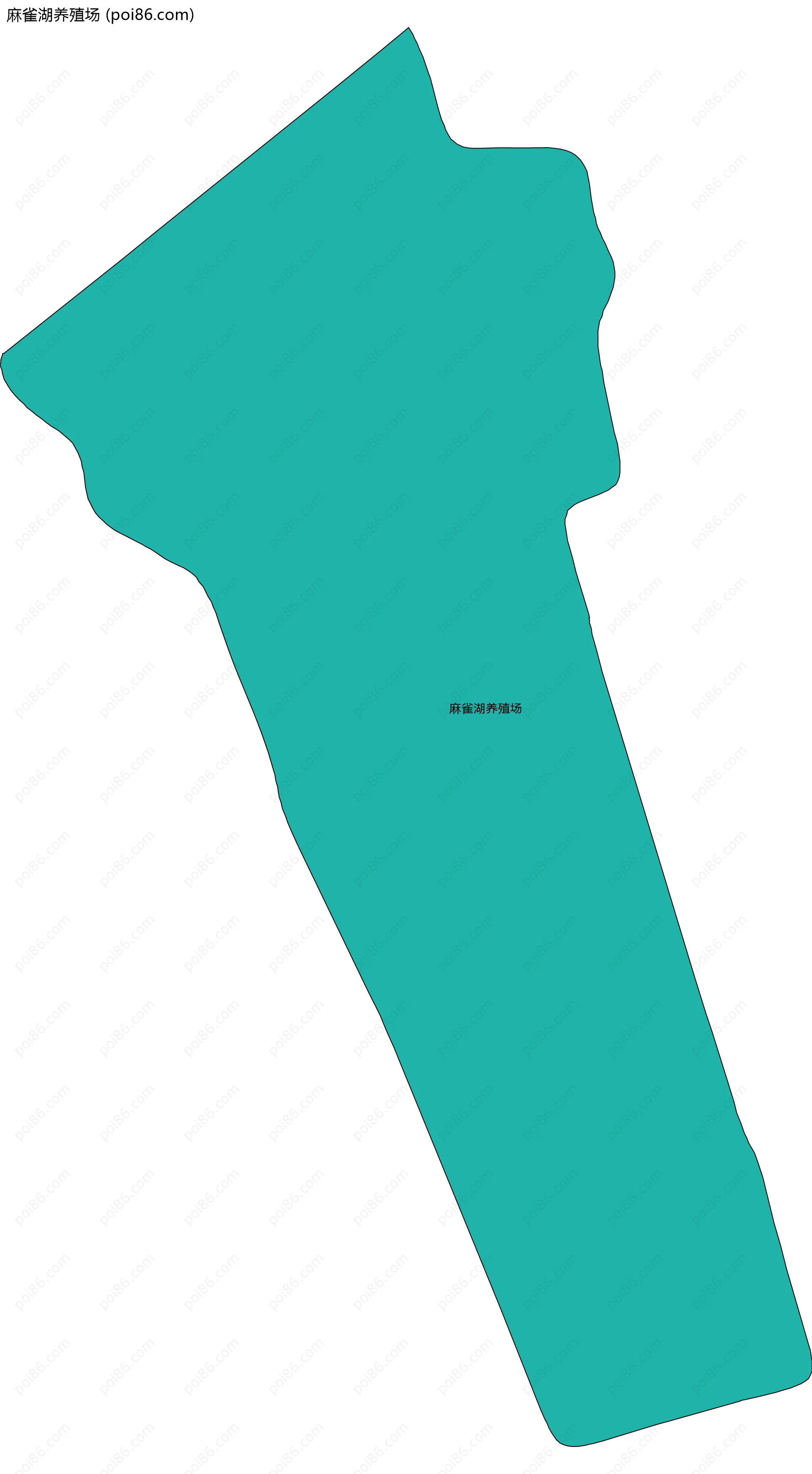 麻雀湖养殖场边界地图