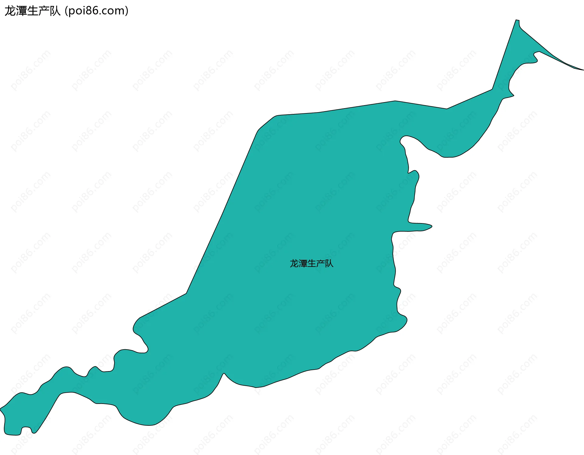 龙潭生产队边界地图