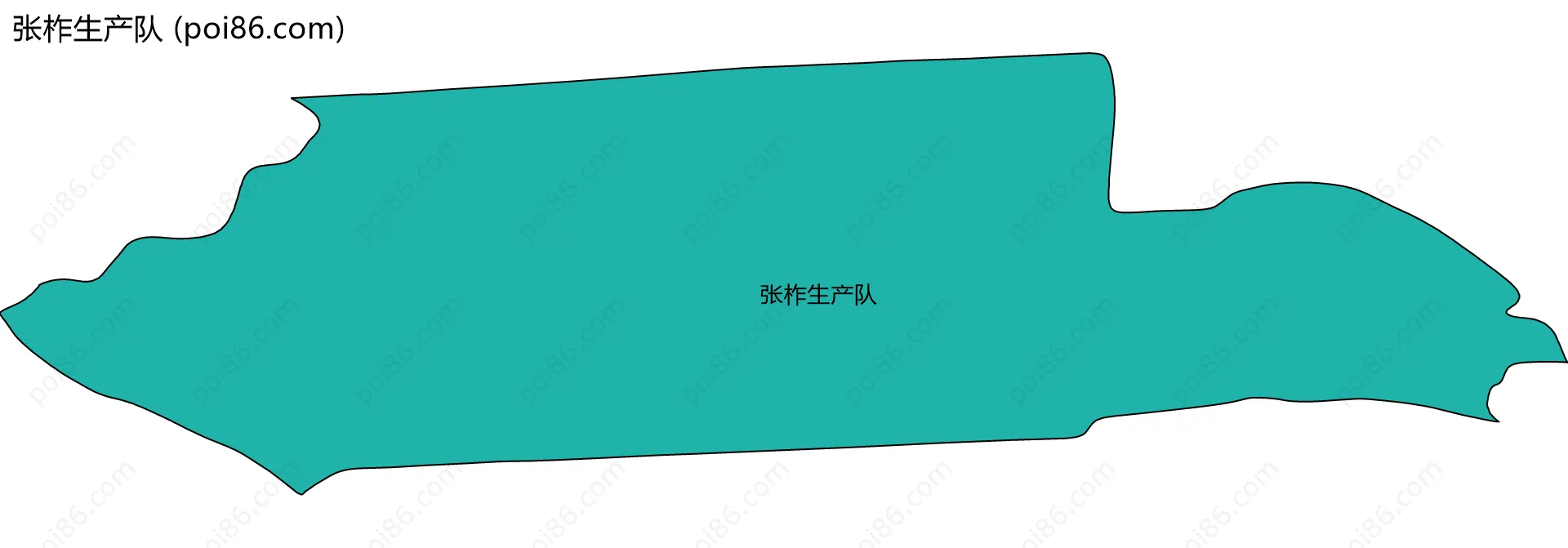 张柞生产队边界地图