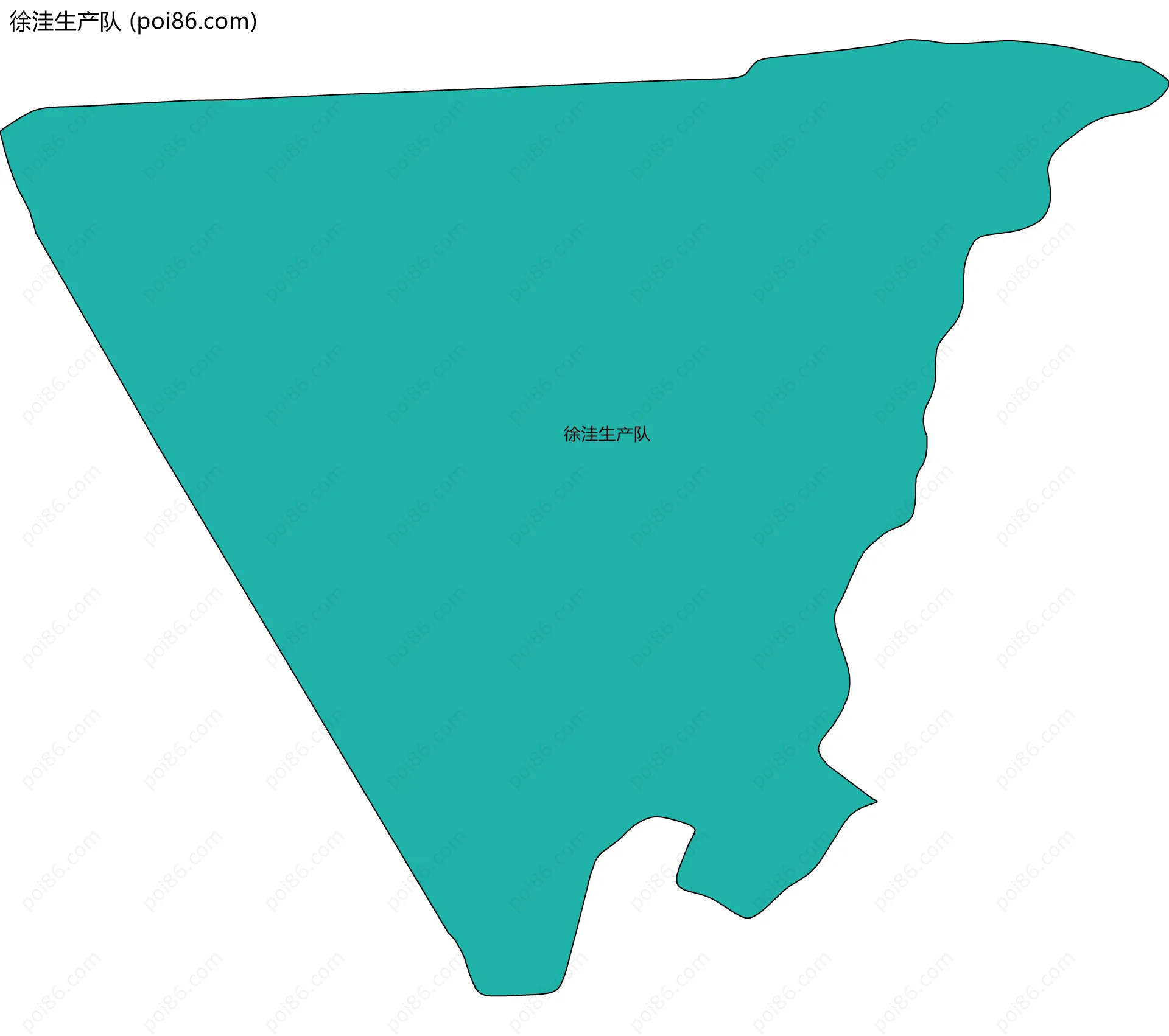 徐洼生产队边界地图