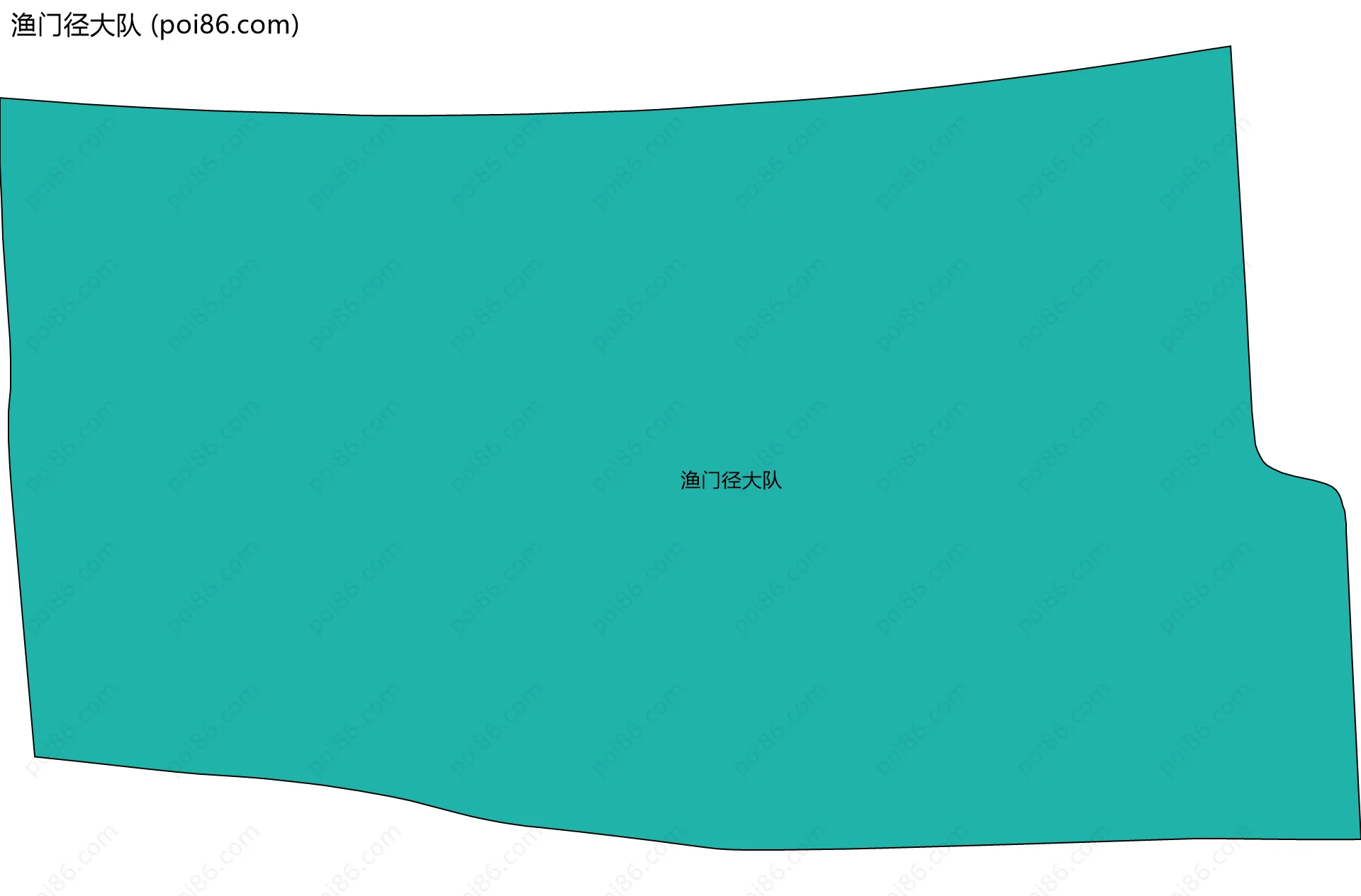 渔门径大队边界地图
