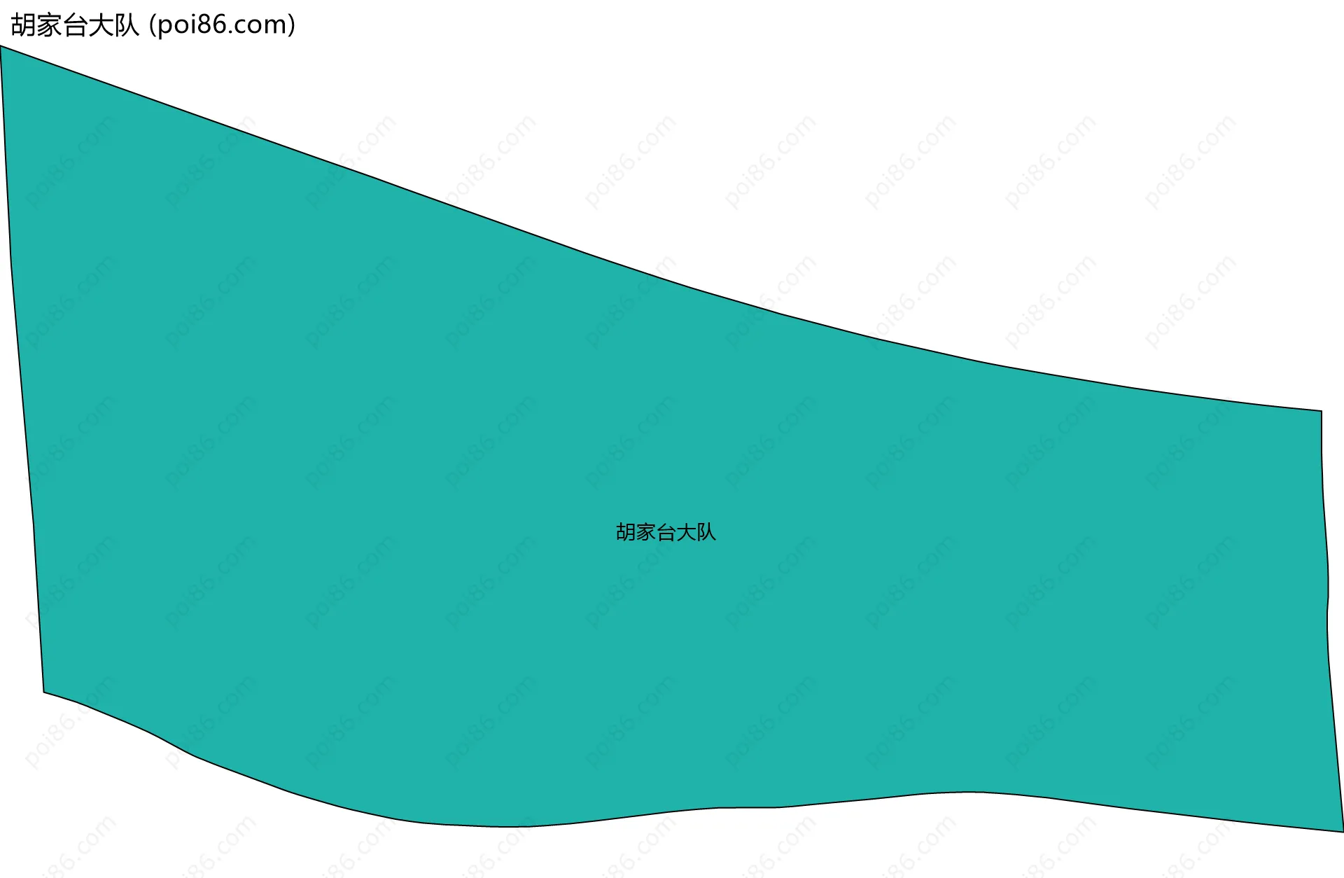胡家台大队边界地图