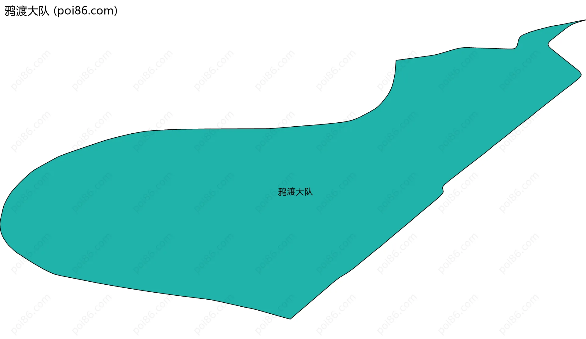 鸦渡大队边界地图