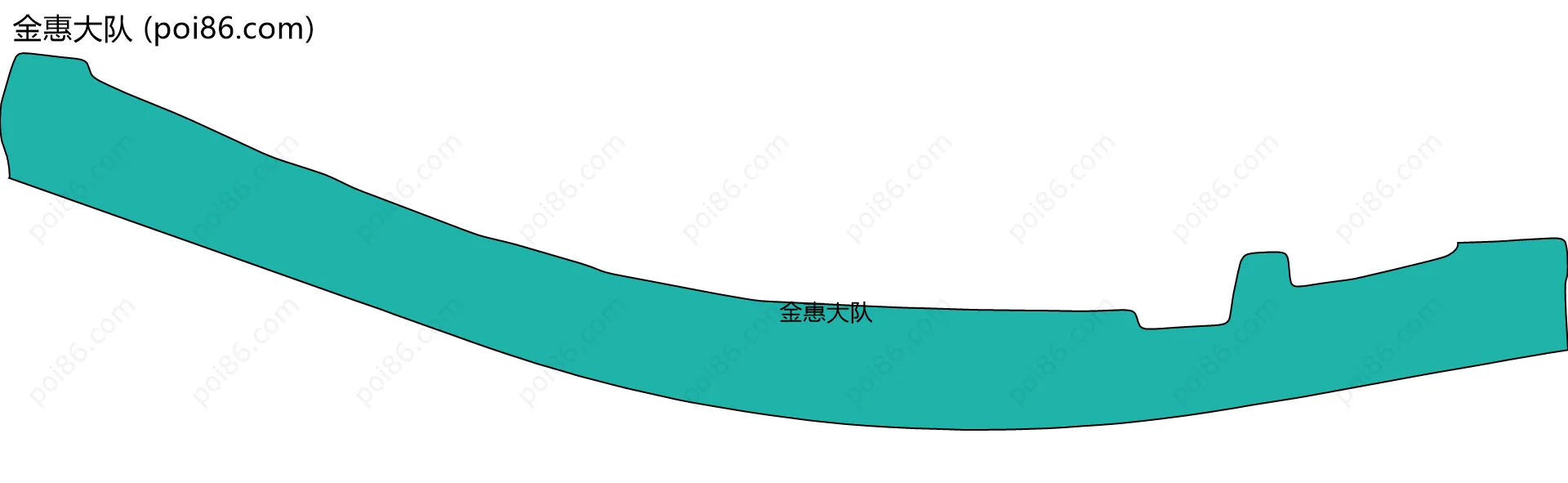 金惠大队边界地图
