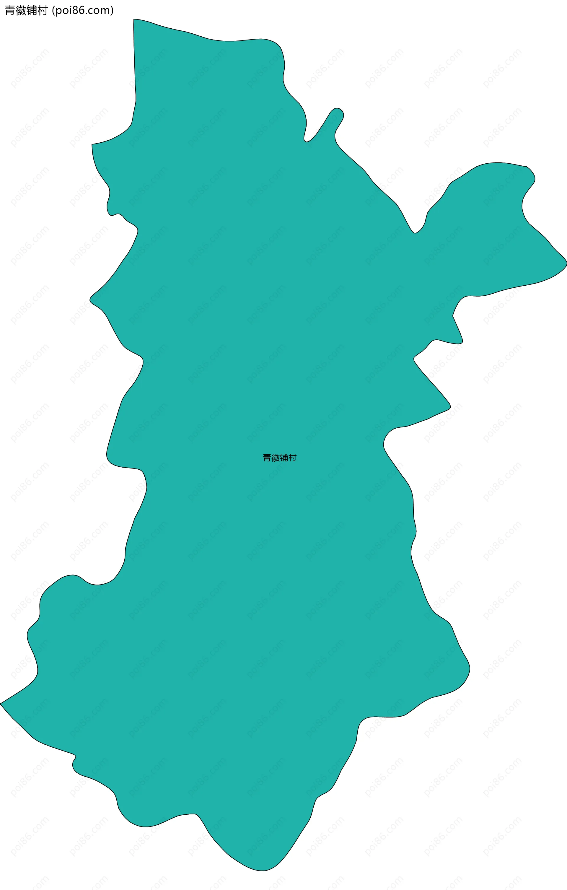 青徽铺村边界地图