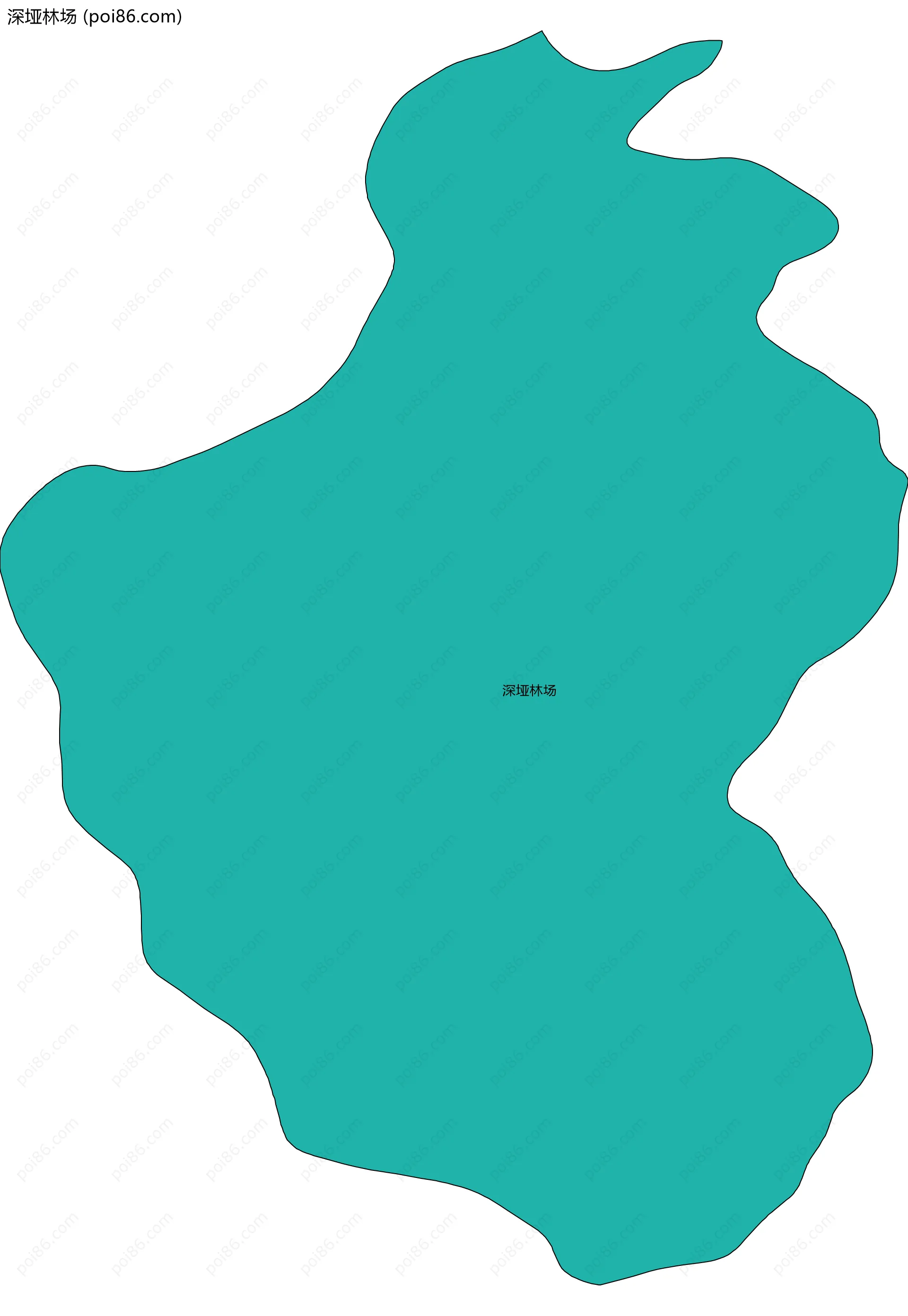 深垭林场边界地图