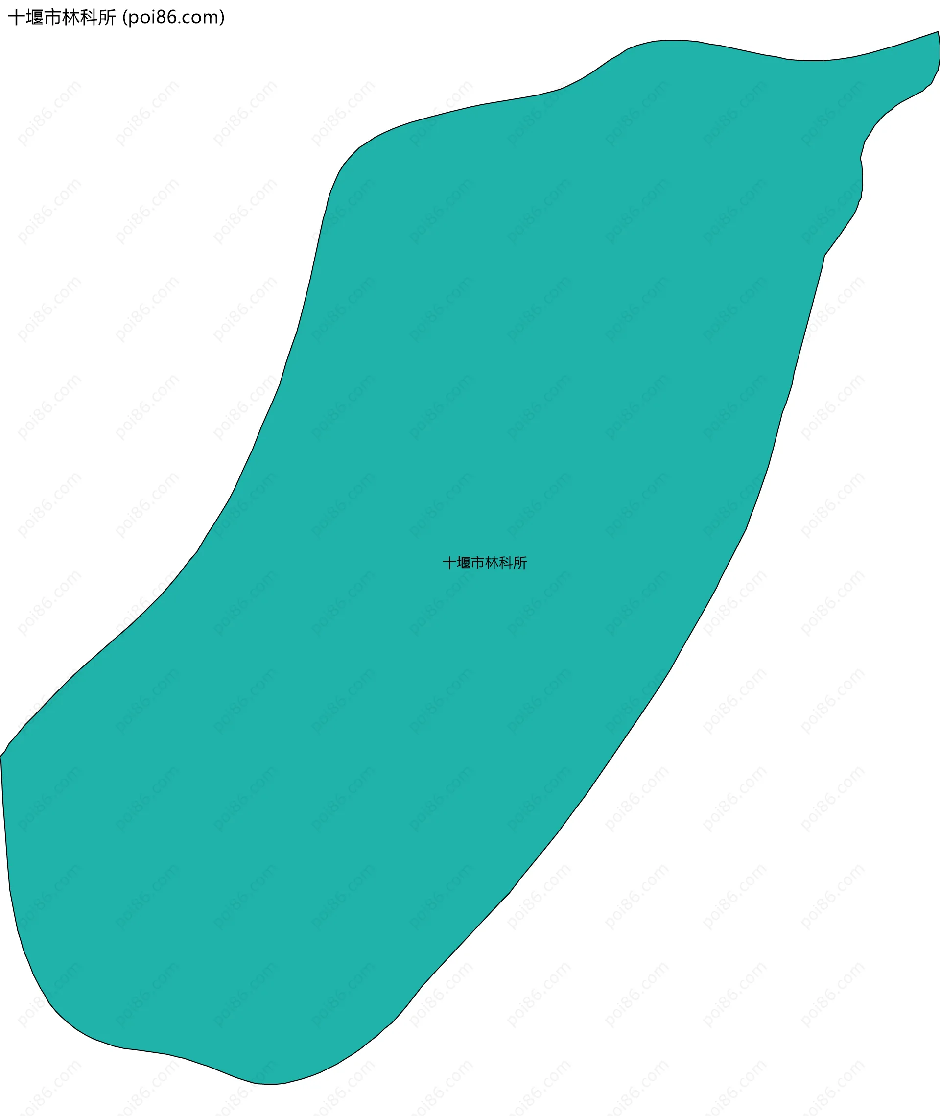 十堰市林科所边界地图