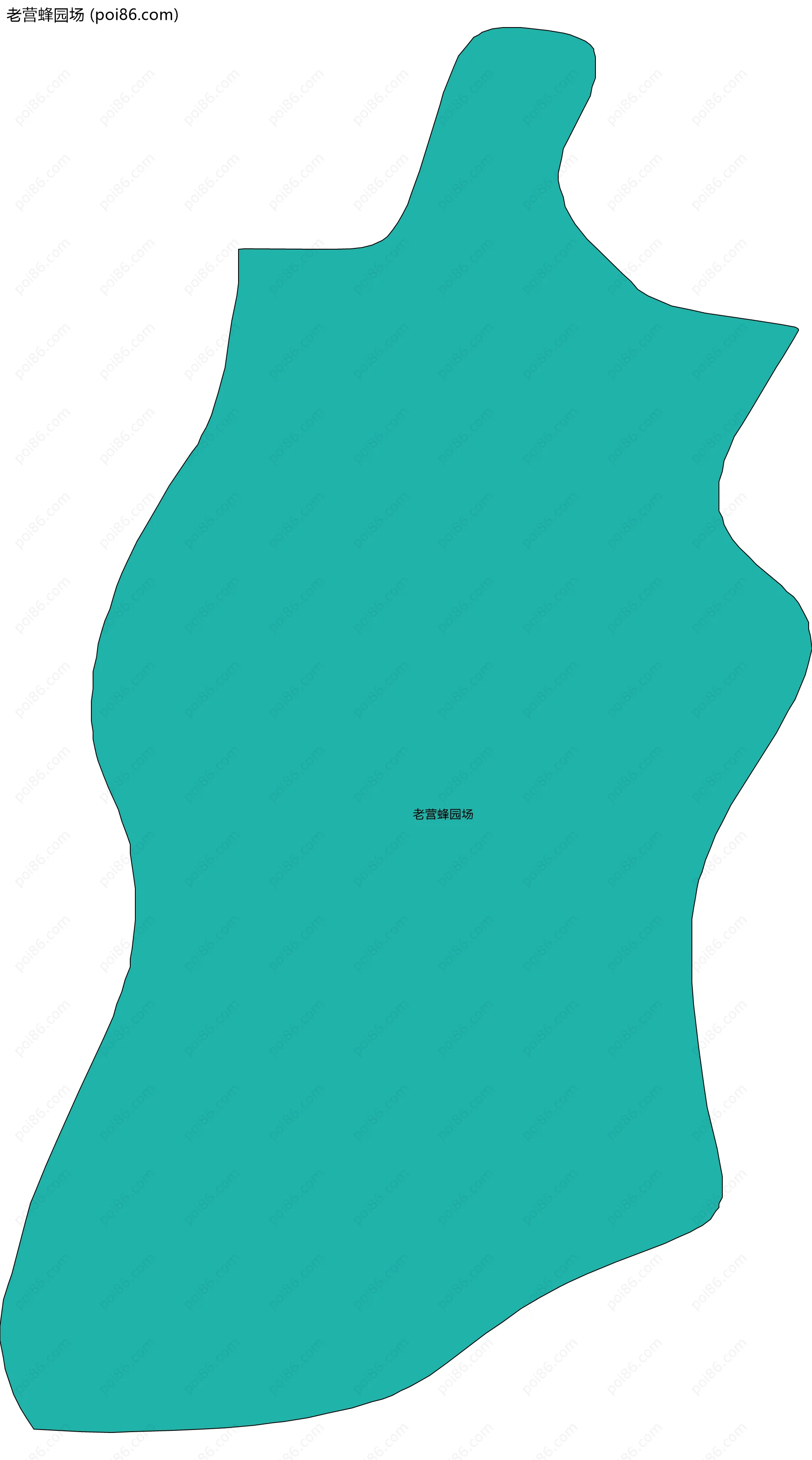 老营蜂园场边界地图