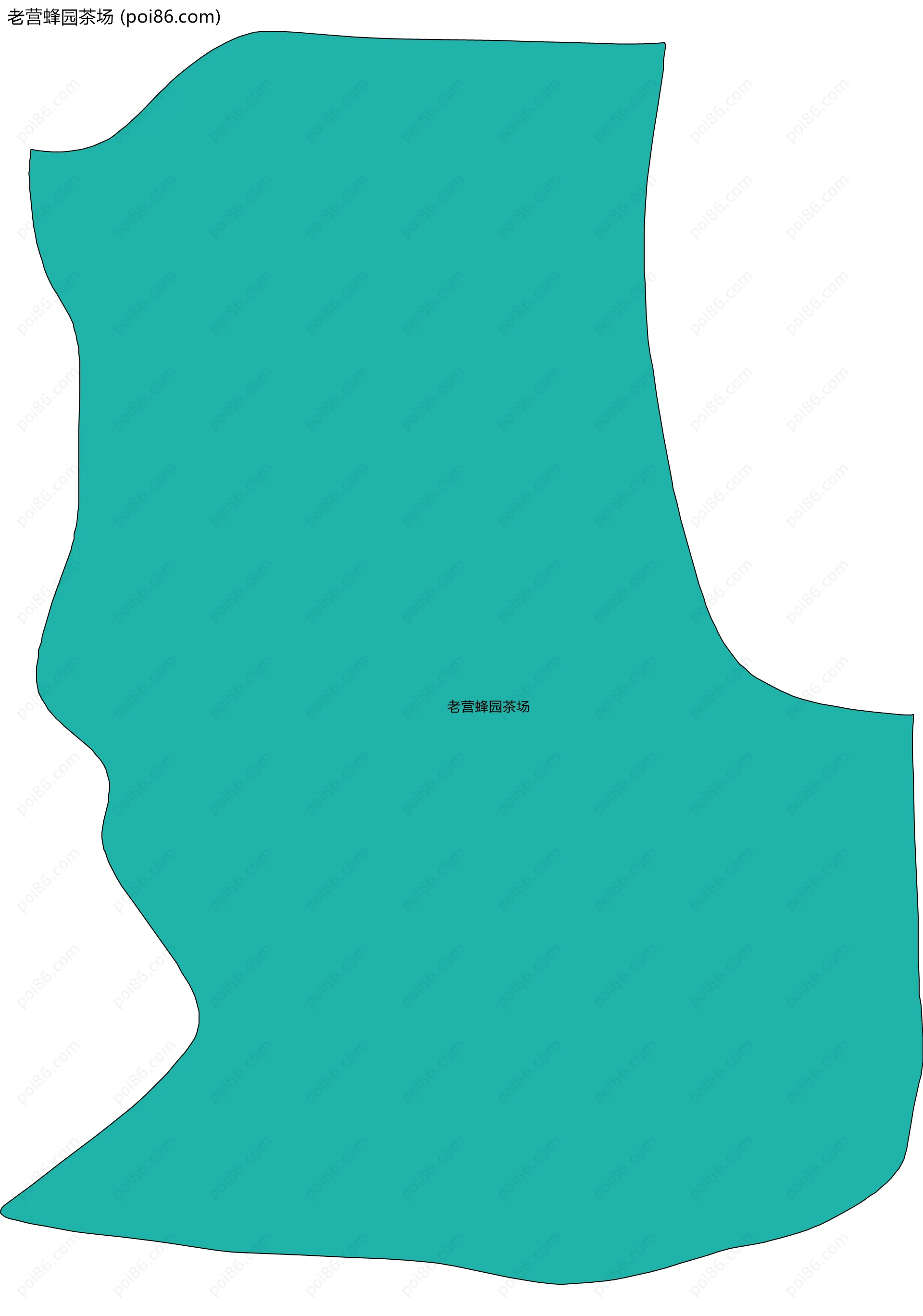 老营蜂园茶场边界地图