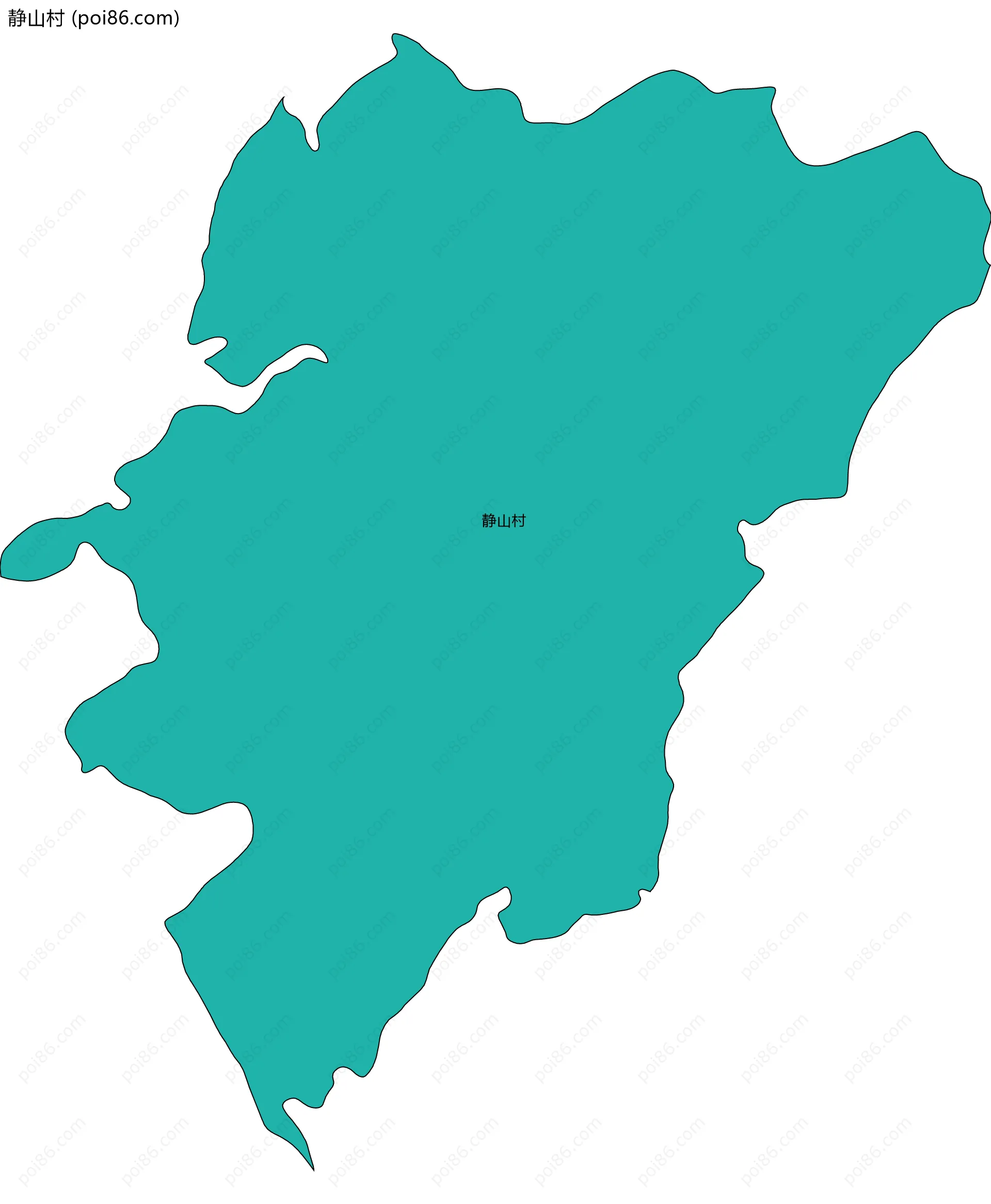 静山村边界地图