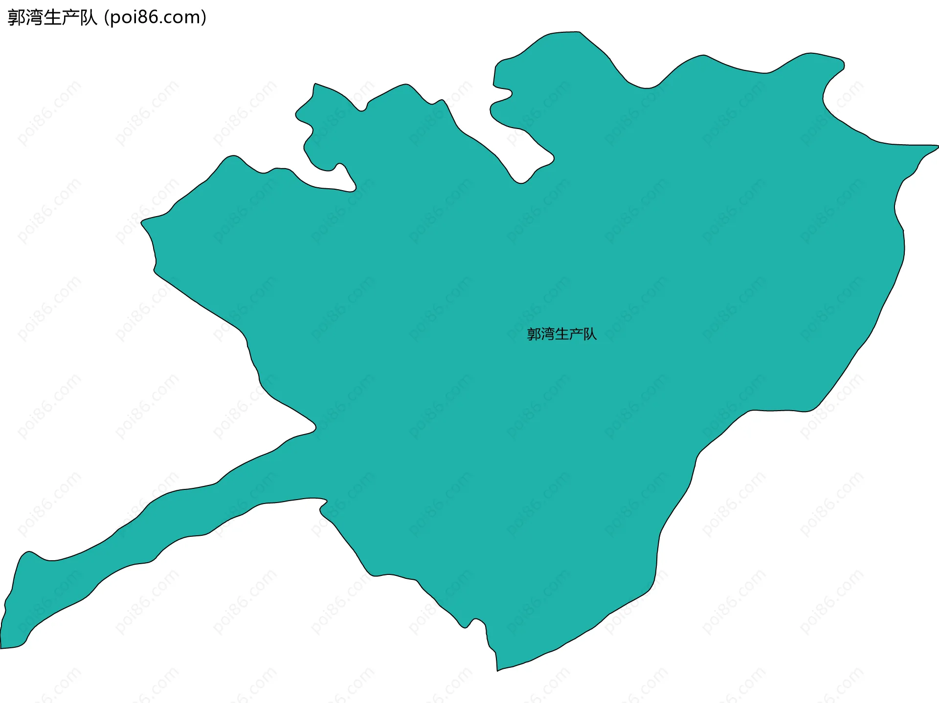 郭湾生产队边界地图