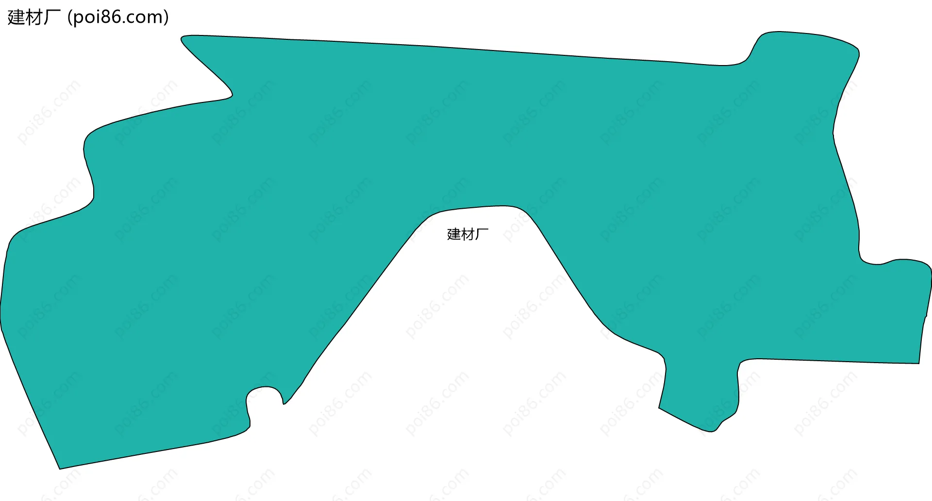 建材厂边界地图