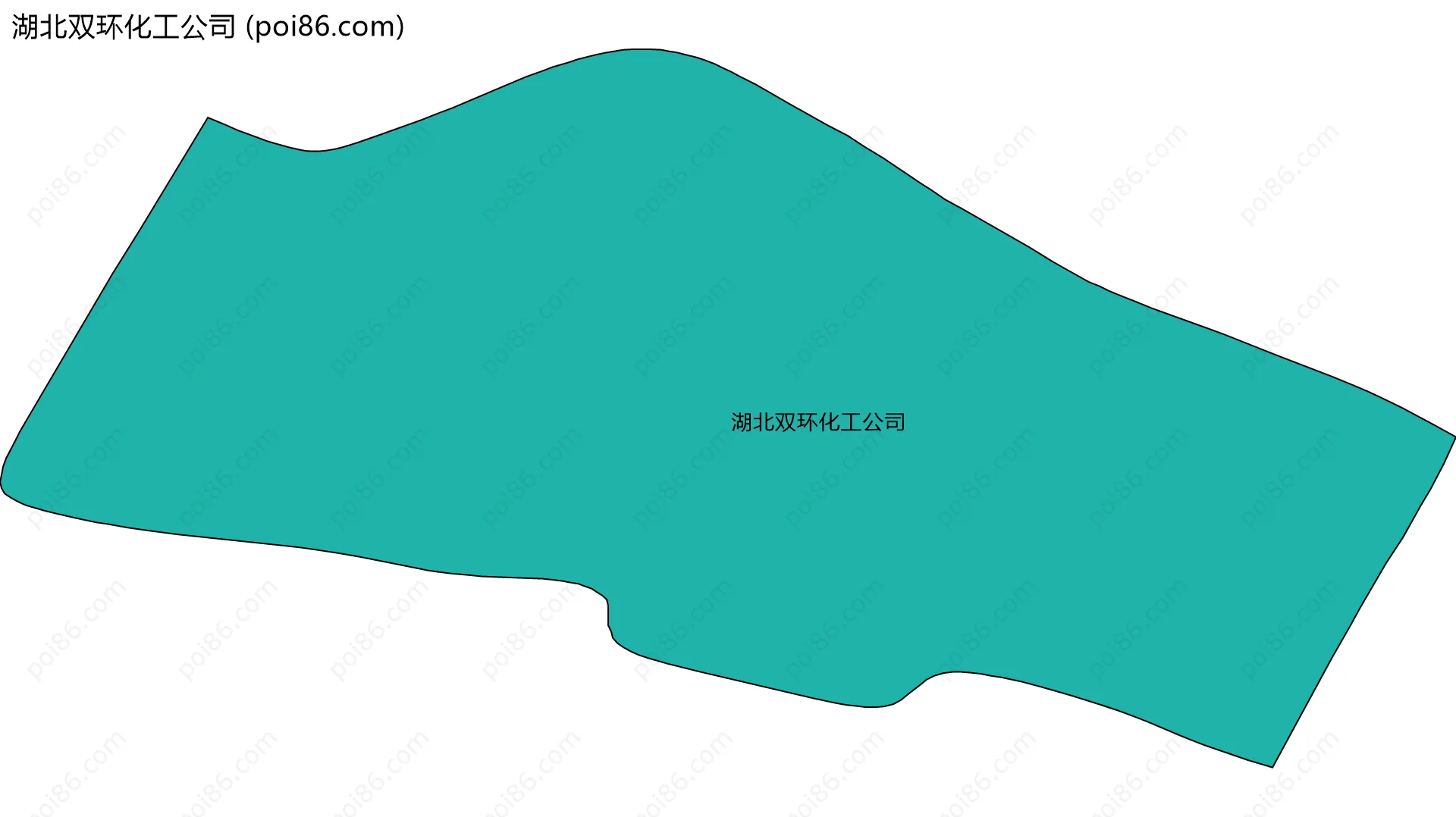 湖北双环化工公司边界地图
