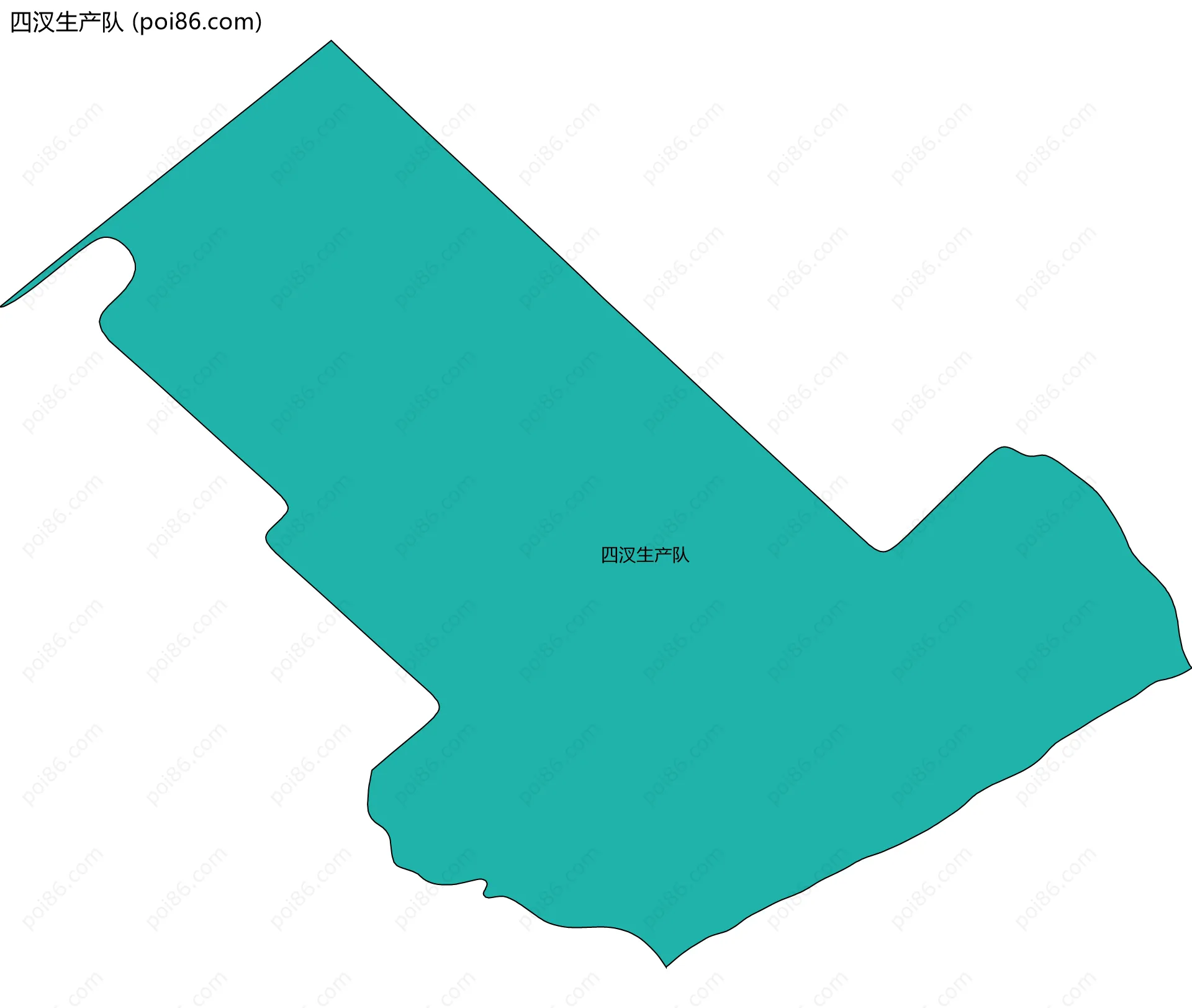 四汊生产队边界地图