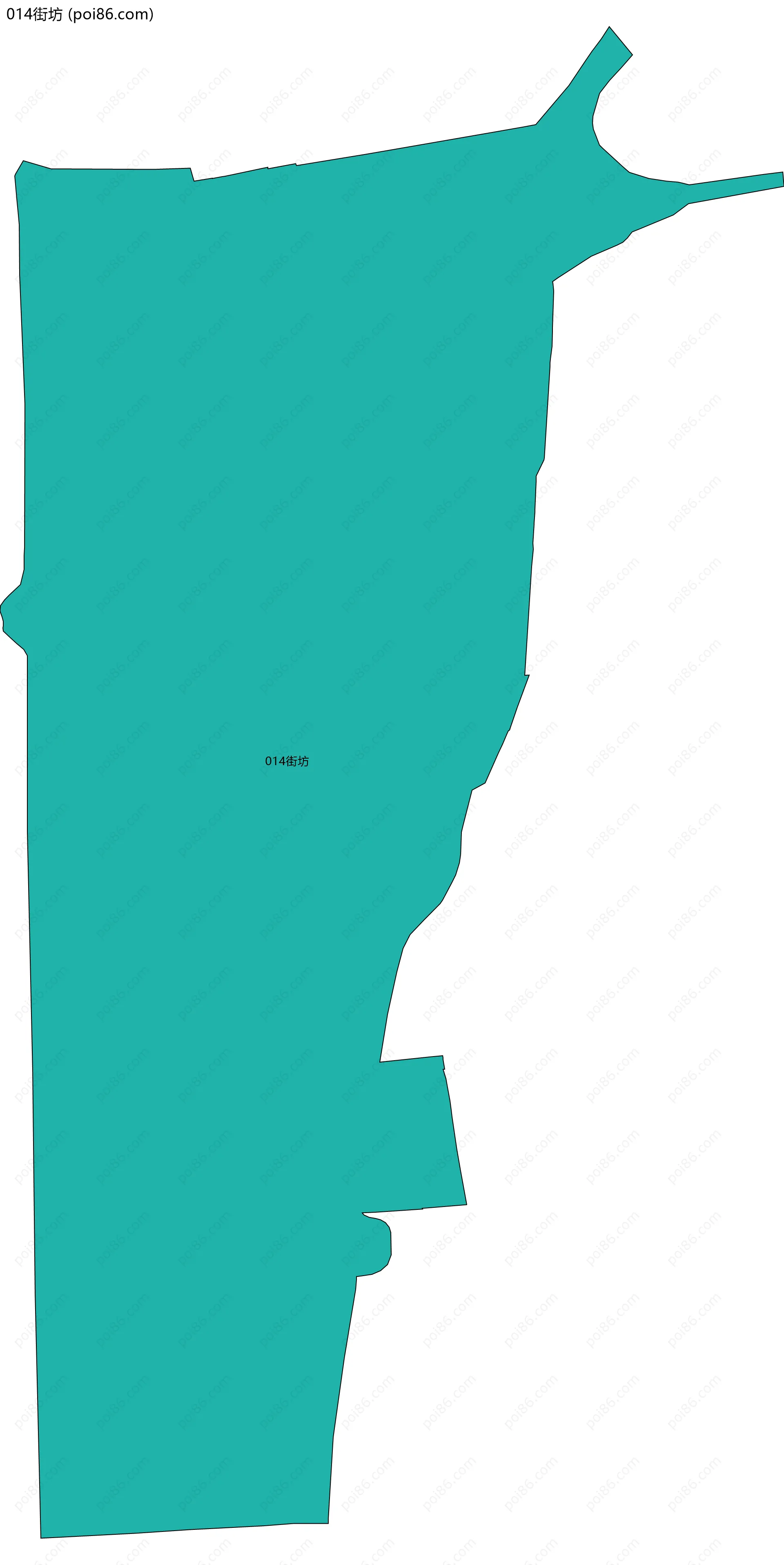 014街坊边界地图