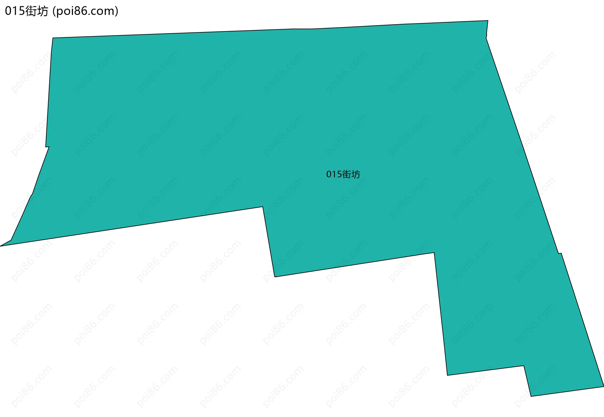 015街坊边界地图