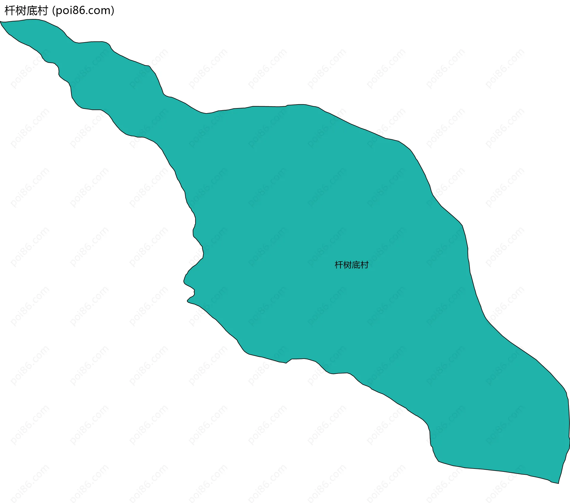 杄树底村边界地图