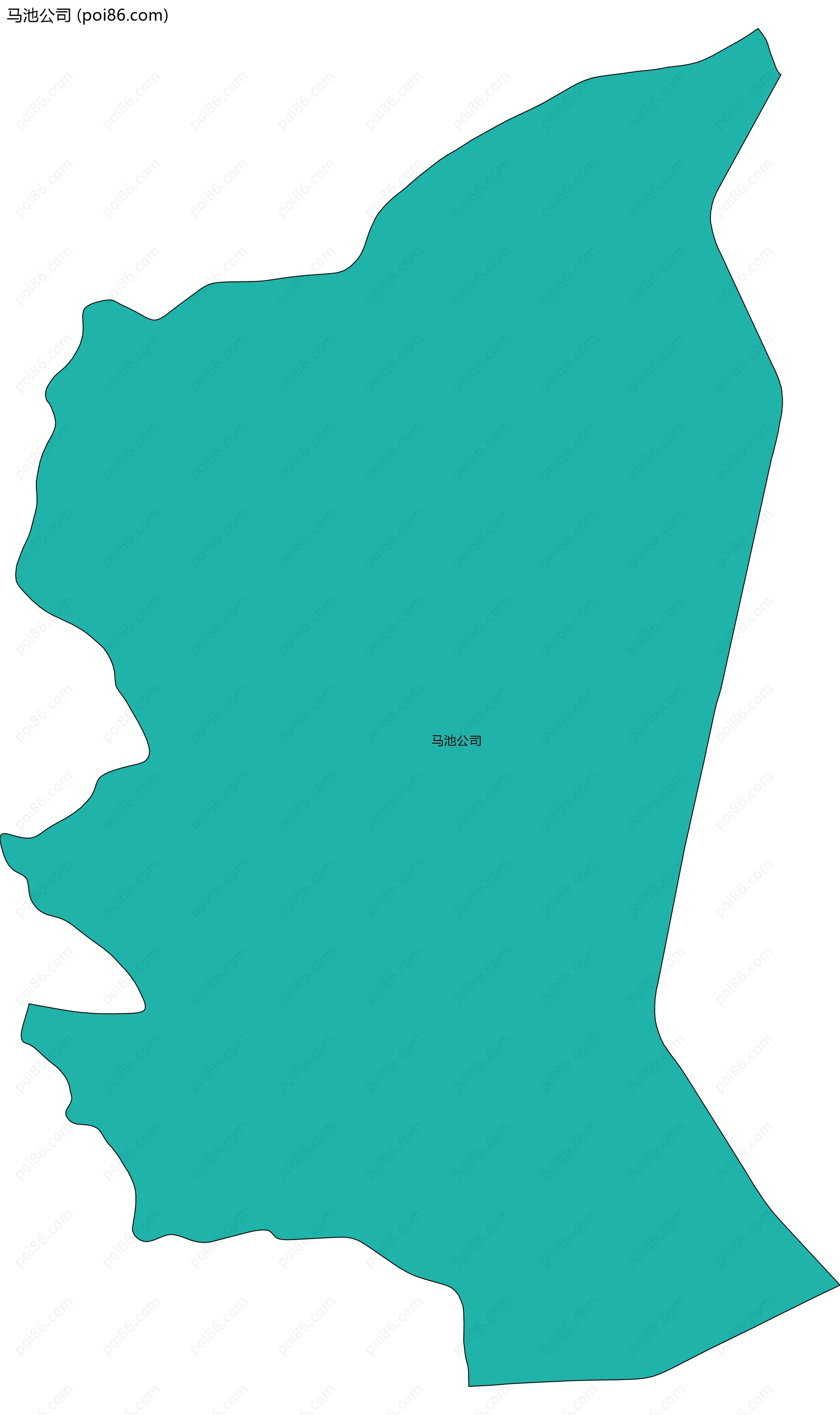 马池公司边界地图