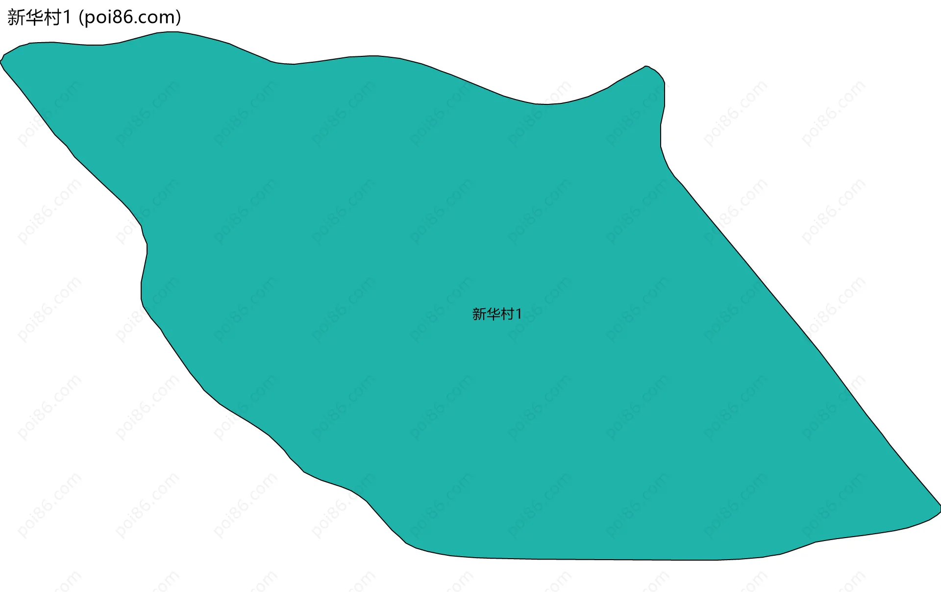 新华村1边界地图