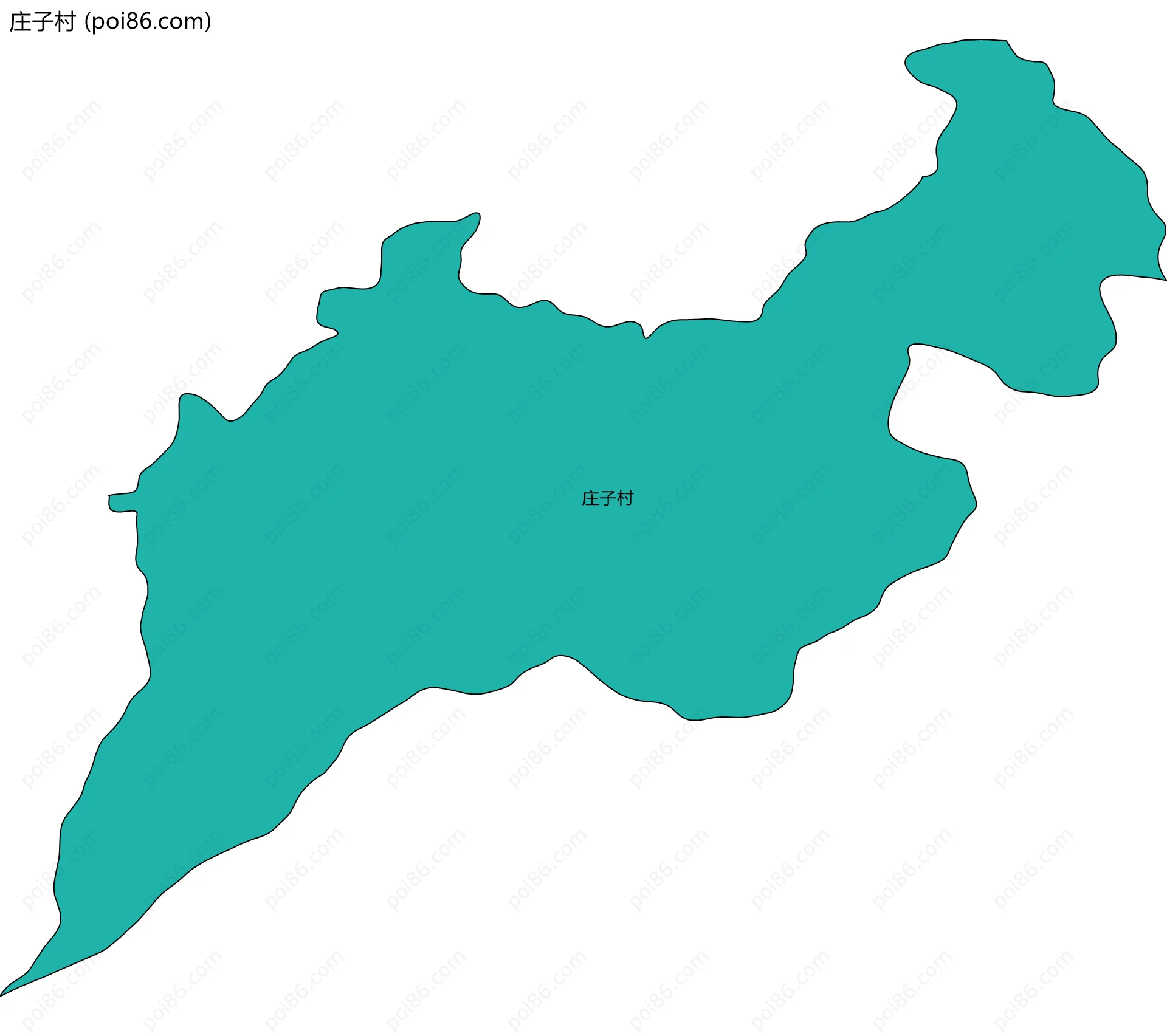 庄子村边界地图